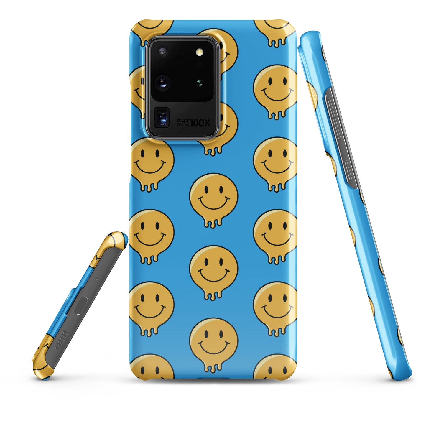 Blue Smiley Face Snap case for Samsung®