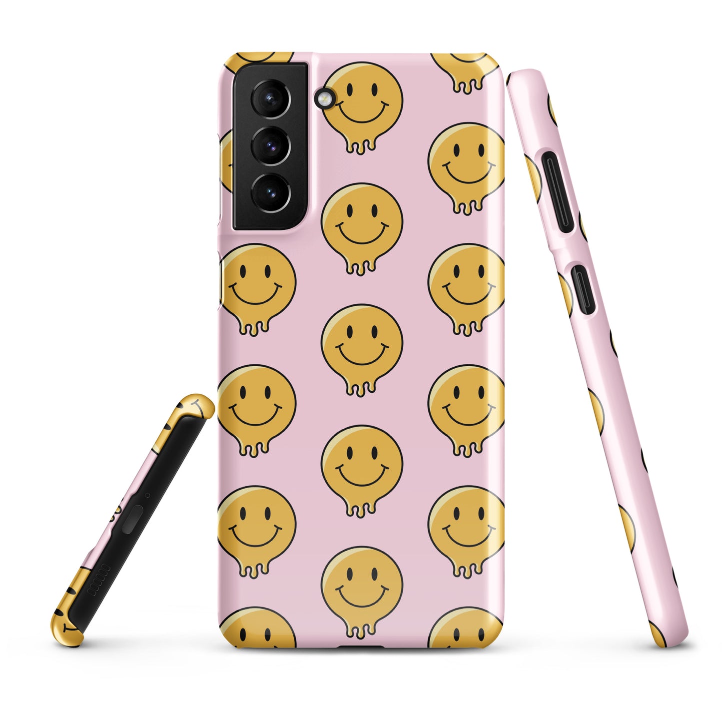 Baby Pnk Smiley Face Snap case for Samsung®