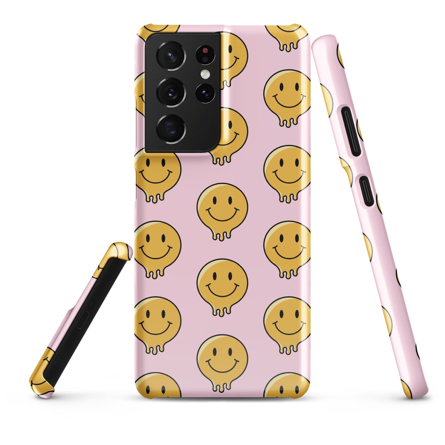 Baby Pnk Smiley Face Snap case for Samsung®