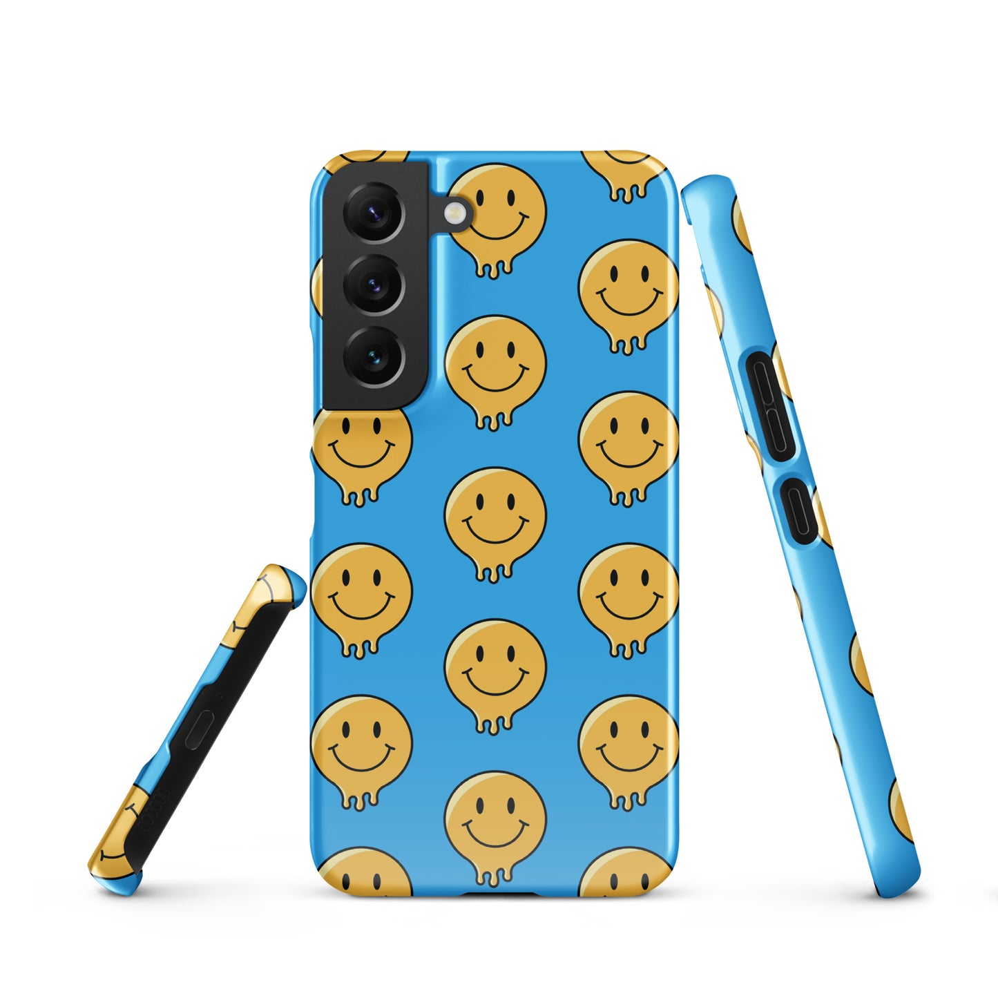 Blue Smiley Face Snap case for Samsung®