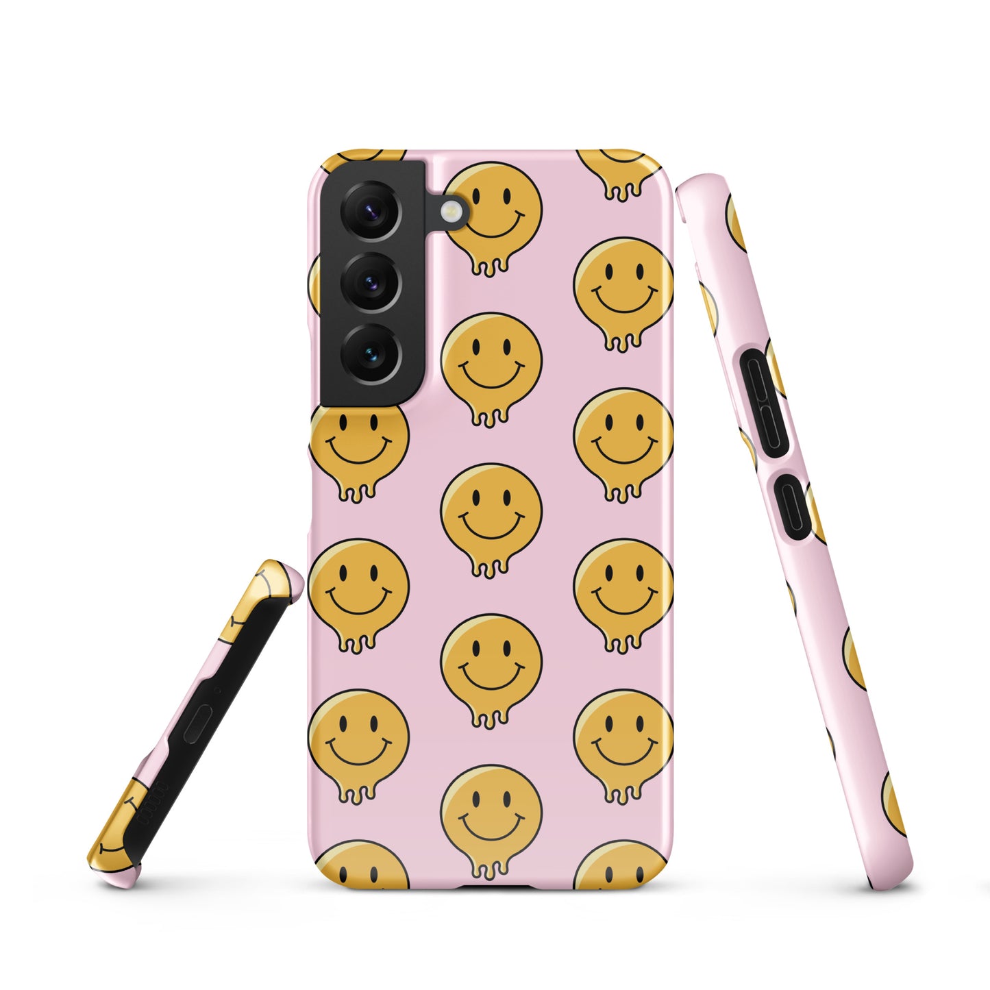 Baby Pnk Smiley Face Snap case for Samsung®