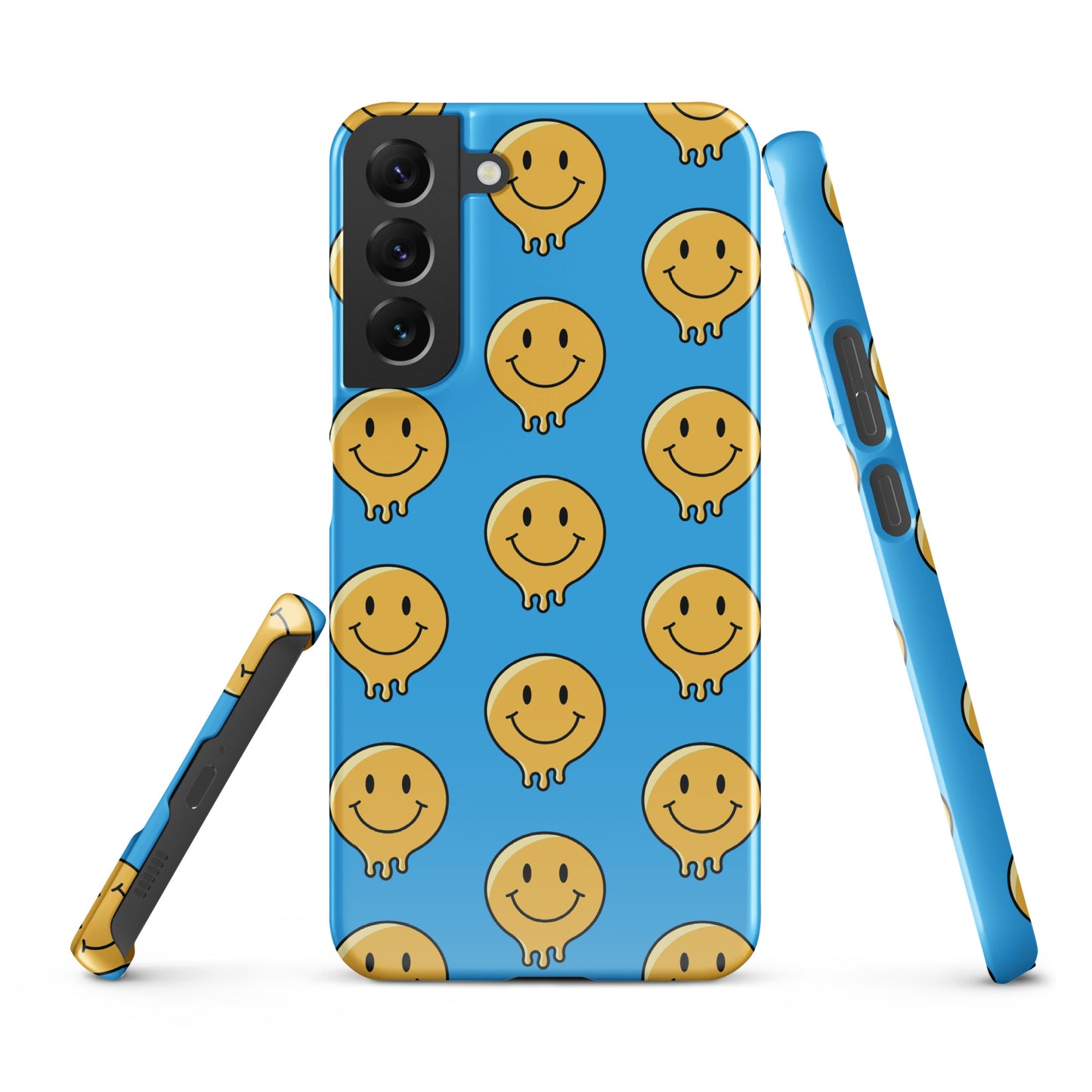 Blue Smiley Face Snap case for Samsung®