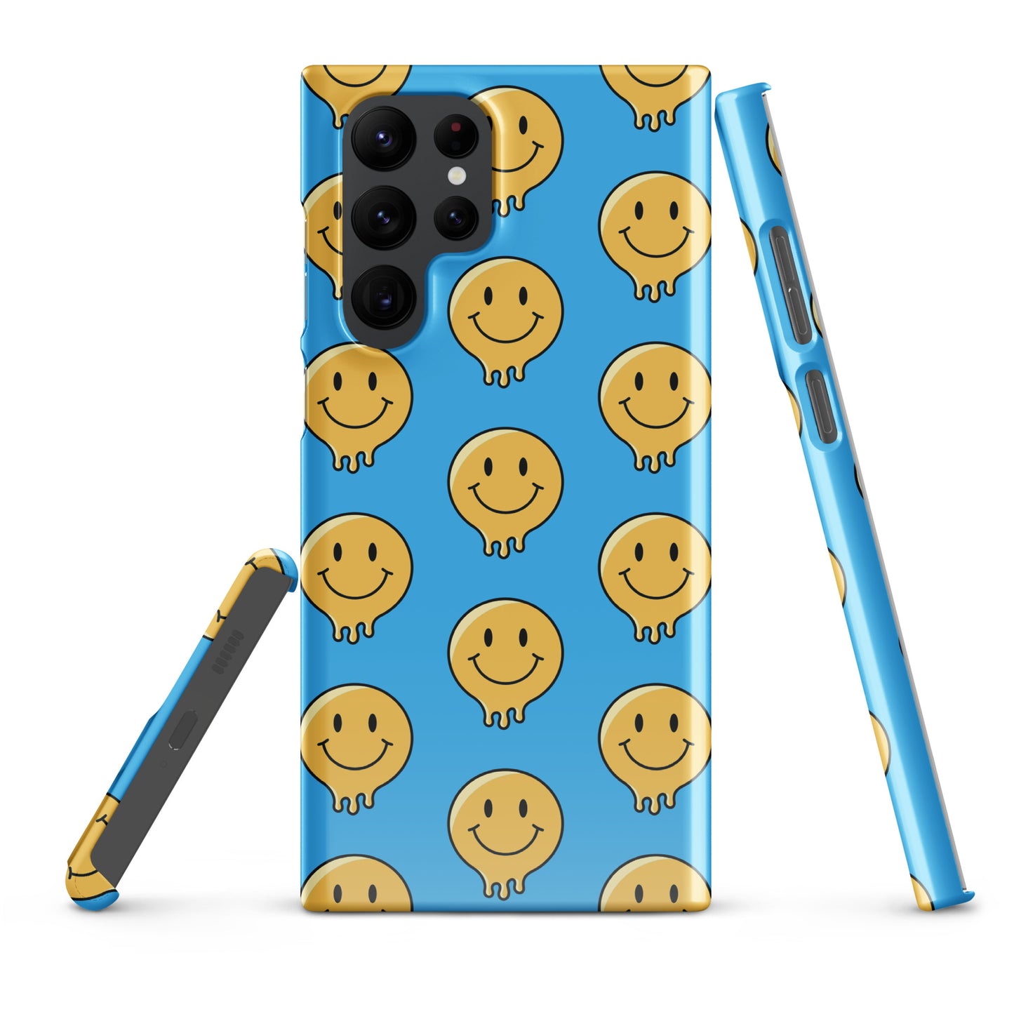 Blue Smiley Face Snap case for Samsung®