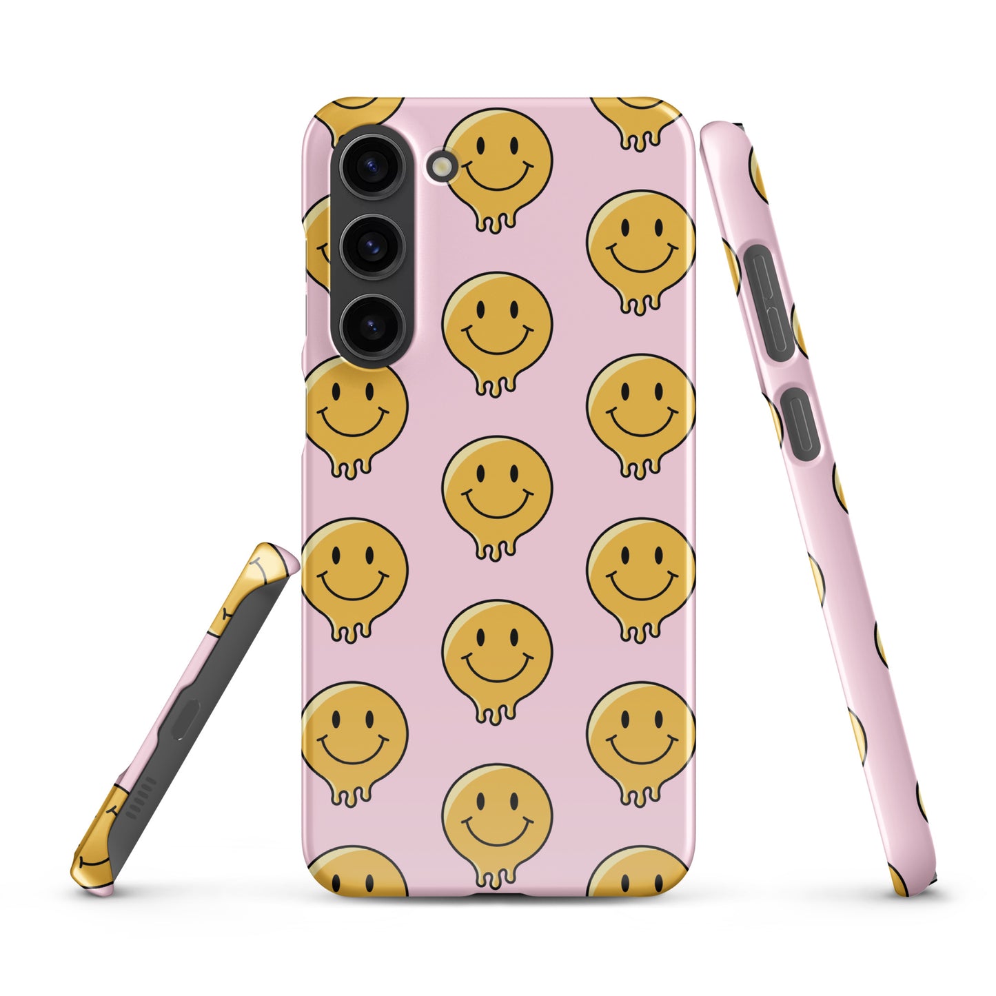 Baby Pnk Smiley Face Snap case for Samsung®