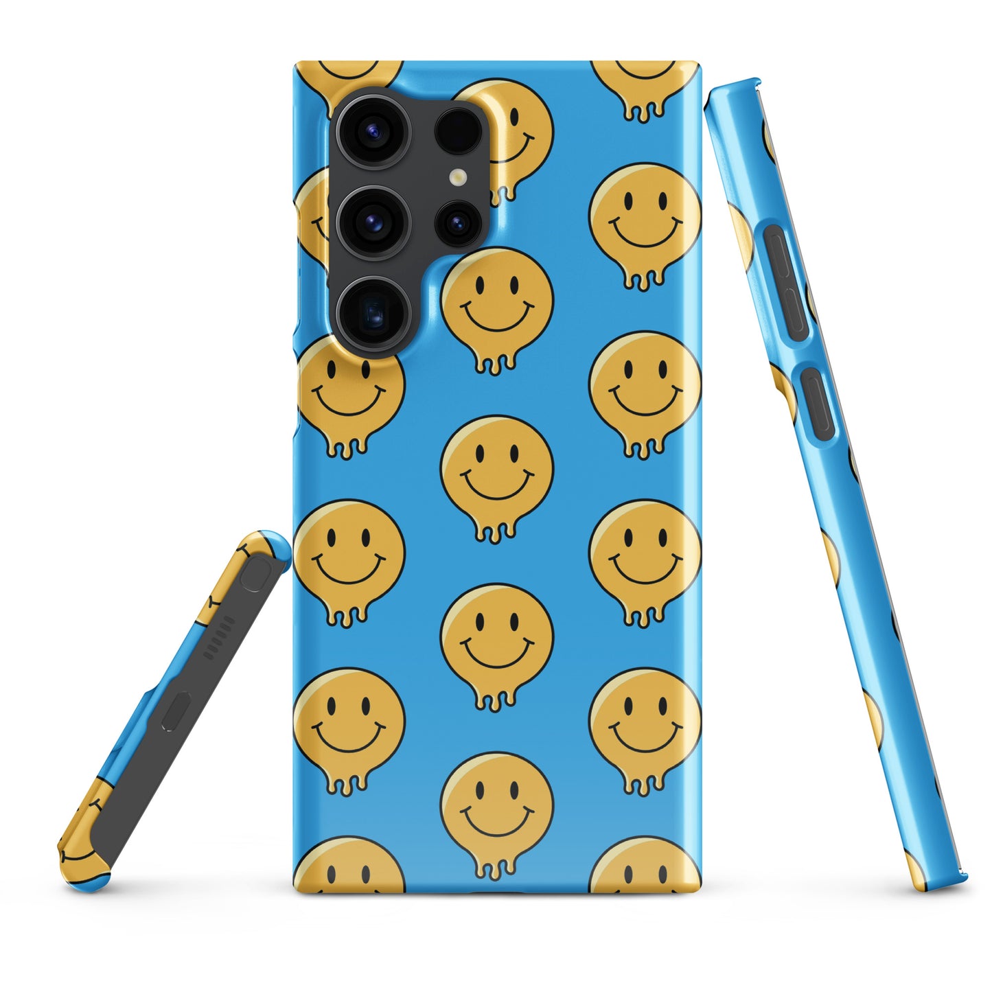 Blue Smiley Face Snap case for Samsung®