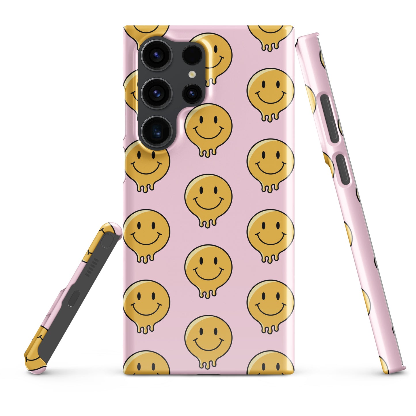 Baby Pnk Smiley Face Snap case for Samsung®