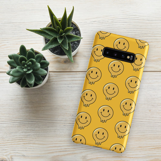 Yellow Smiley Face Snap case for Samsung®