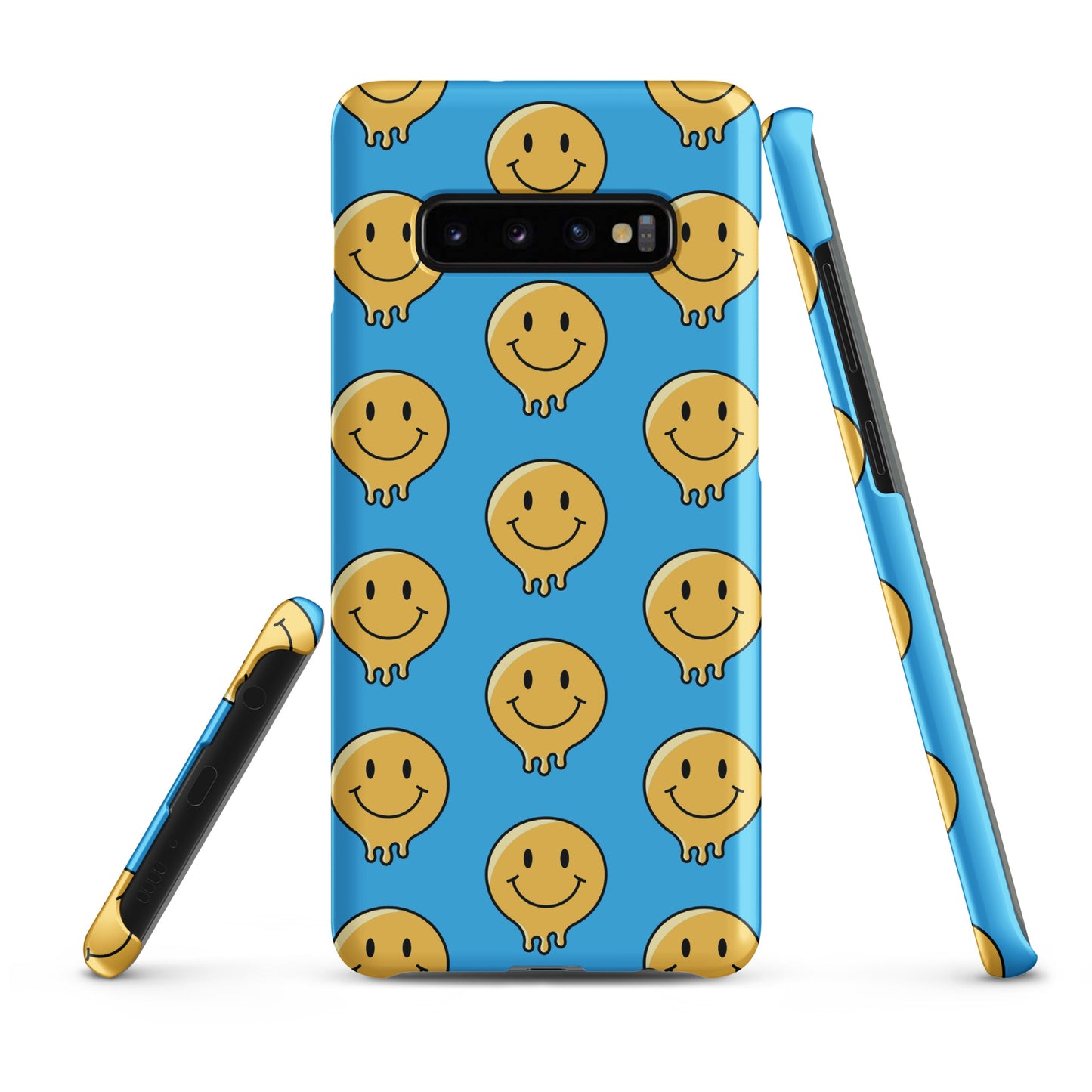 Blue Smiley Face Snap case for Samsung®