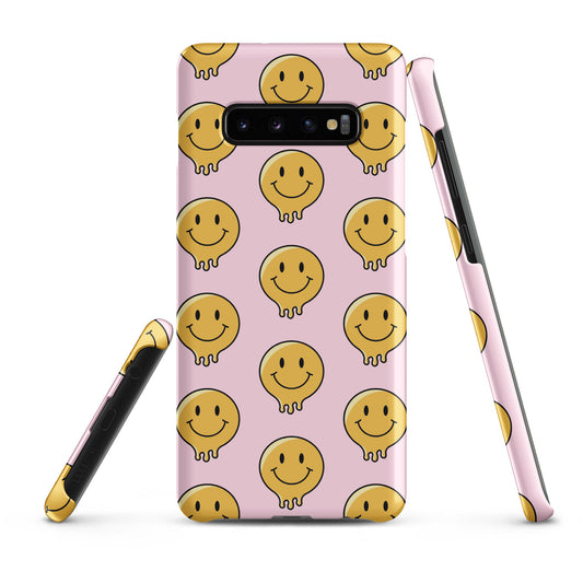 Baby Pnk Smiley Face Snap case for Samsung®