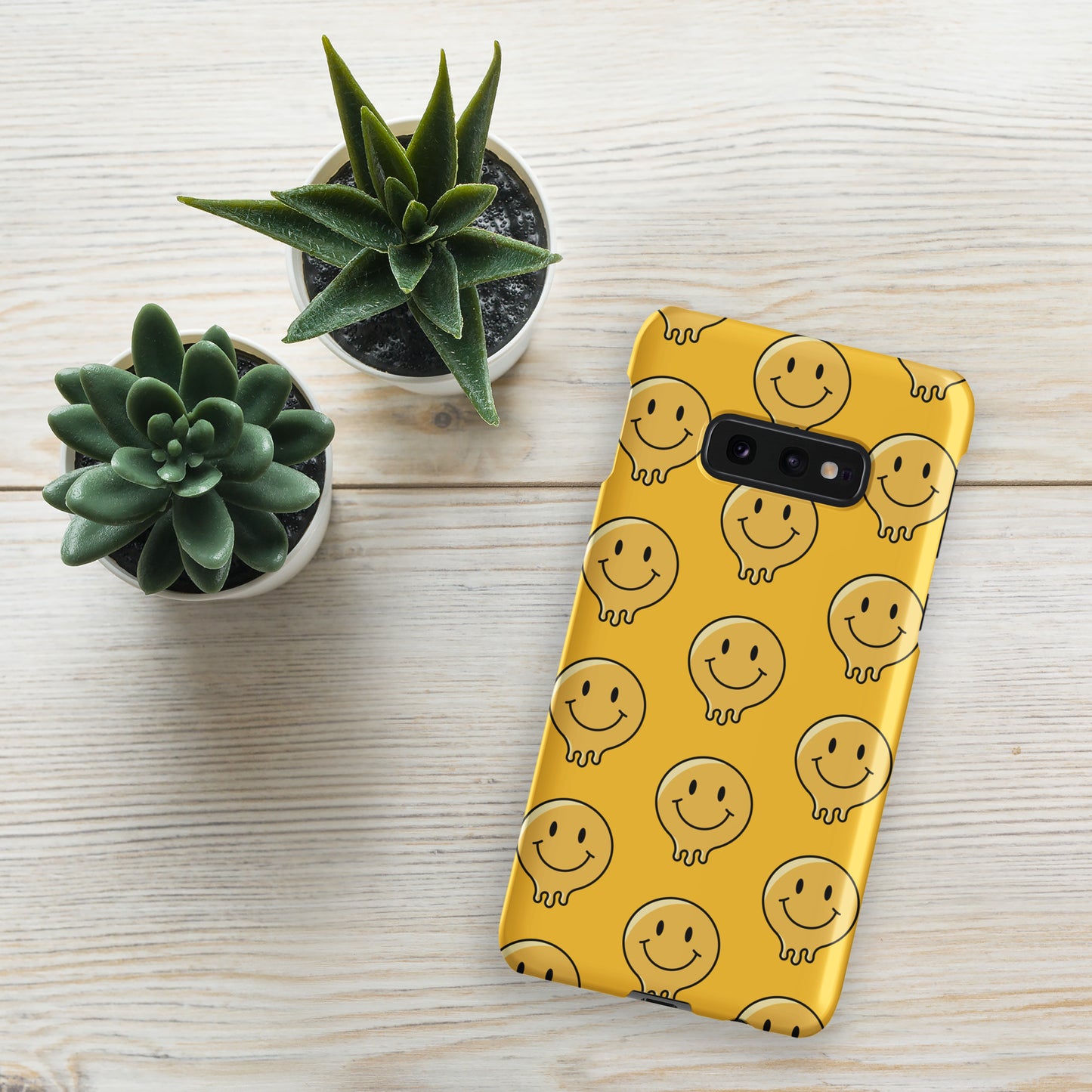 Yellow Smiley Face Snap case for Samsung®