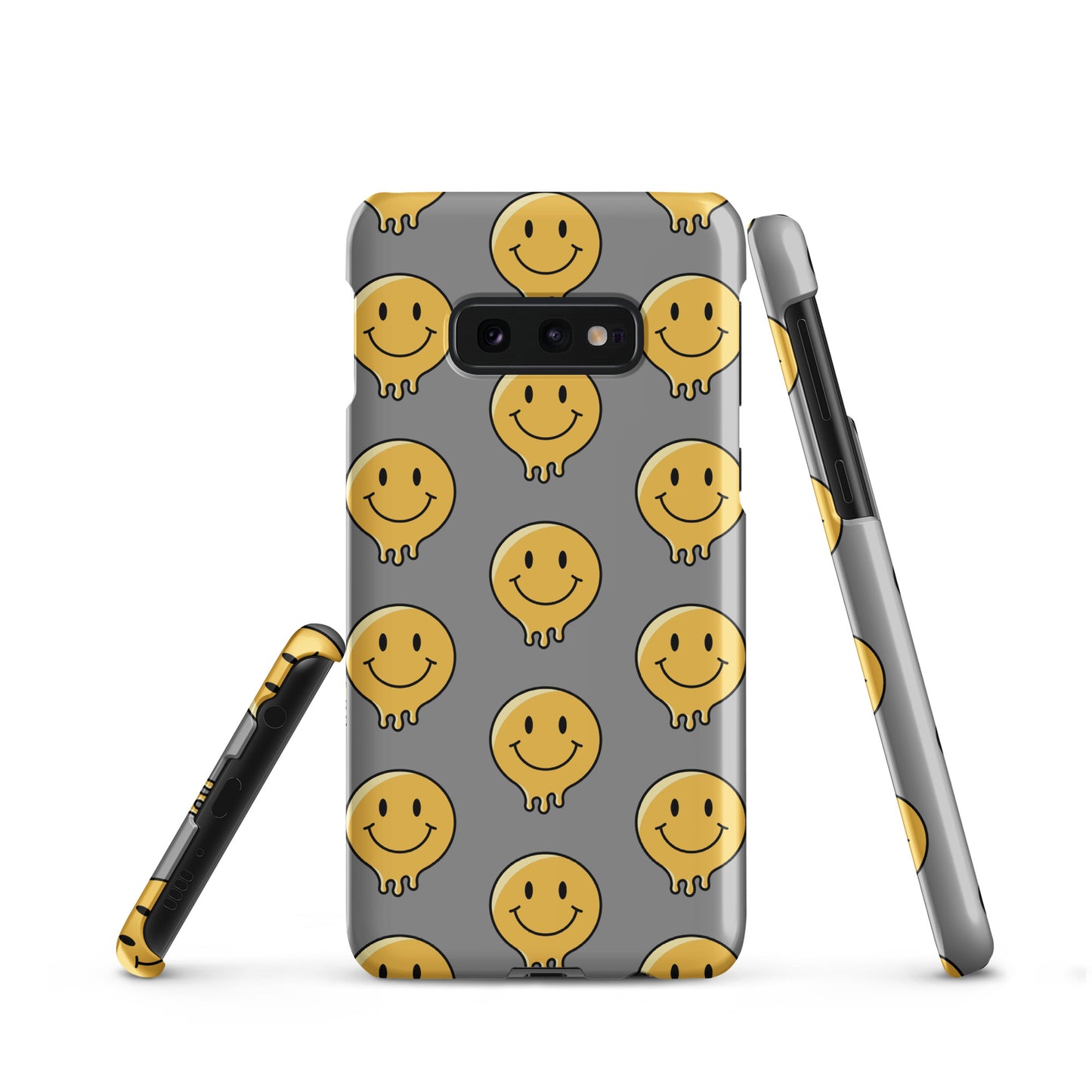 Grey Smiley Face Snap case for Samsung®