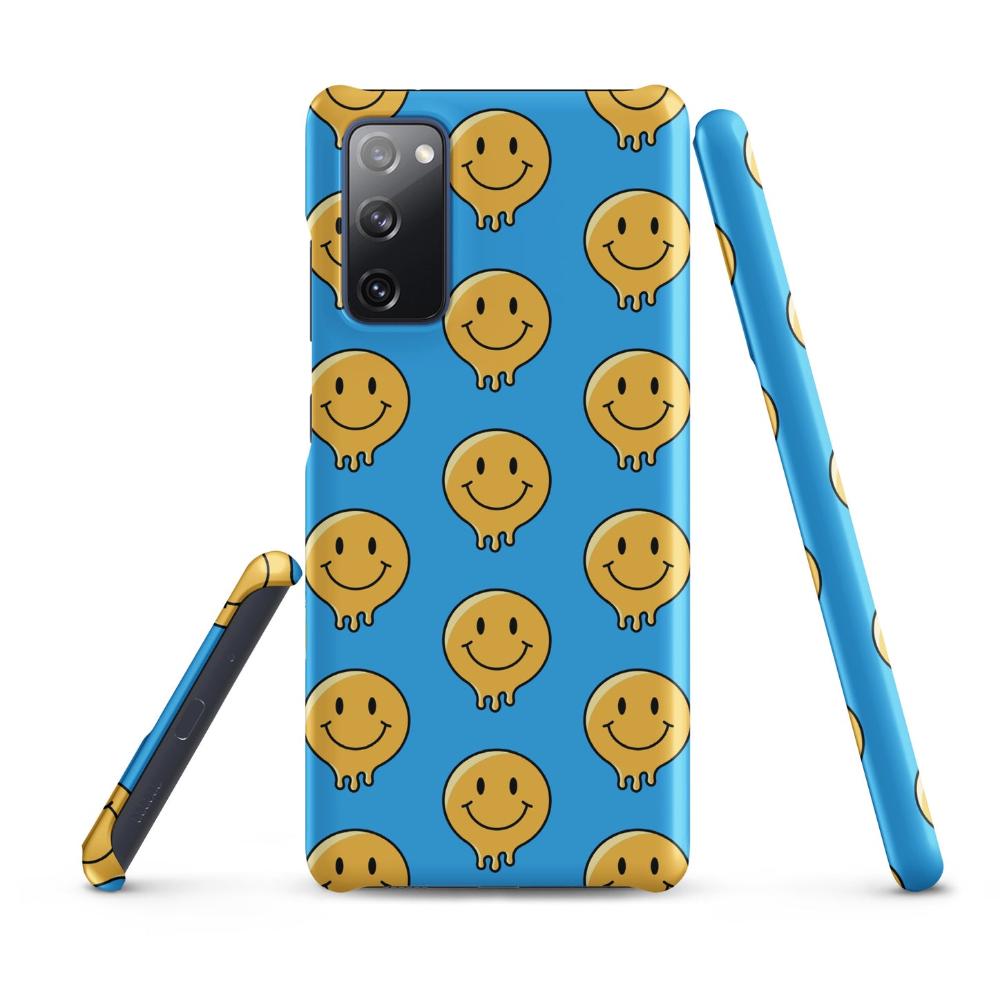 Blue Smiley Face Snap case for Samsung®