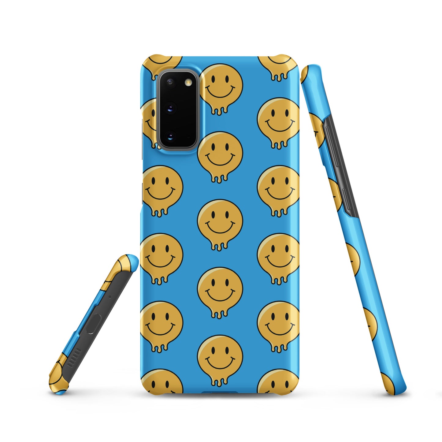 Blue Smiley Face Snap case for Samsung®