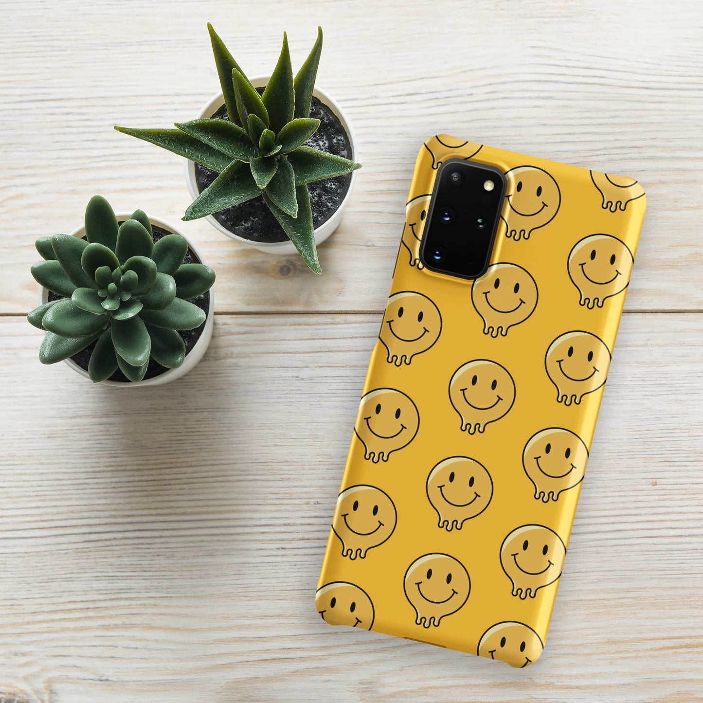 Yellow Smiley Face Snap case for Samsung®