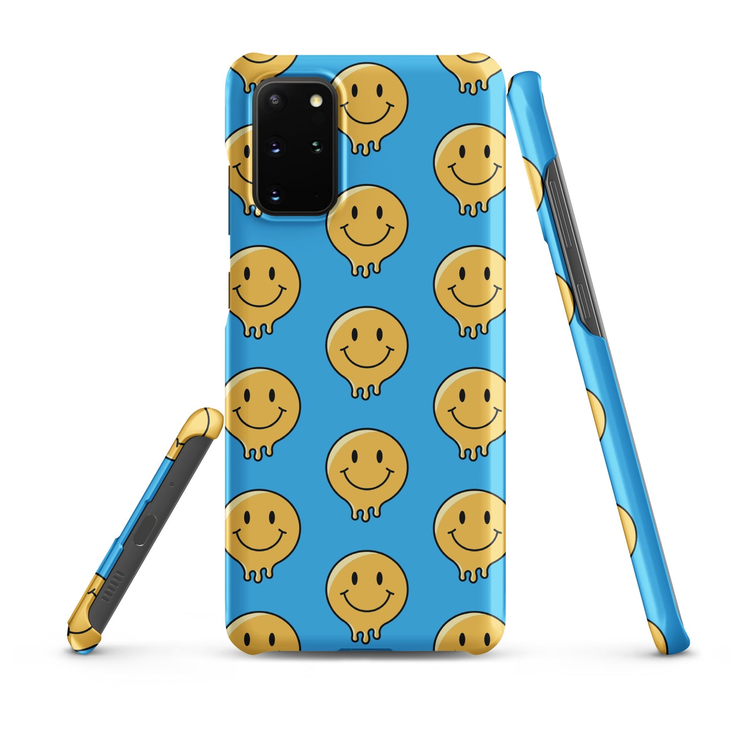 Blue Smiley Face Snap case for Samsung®