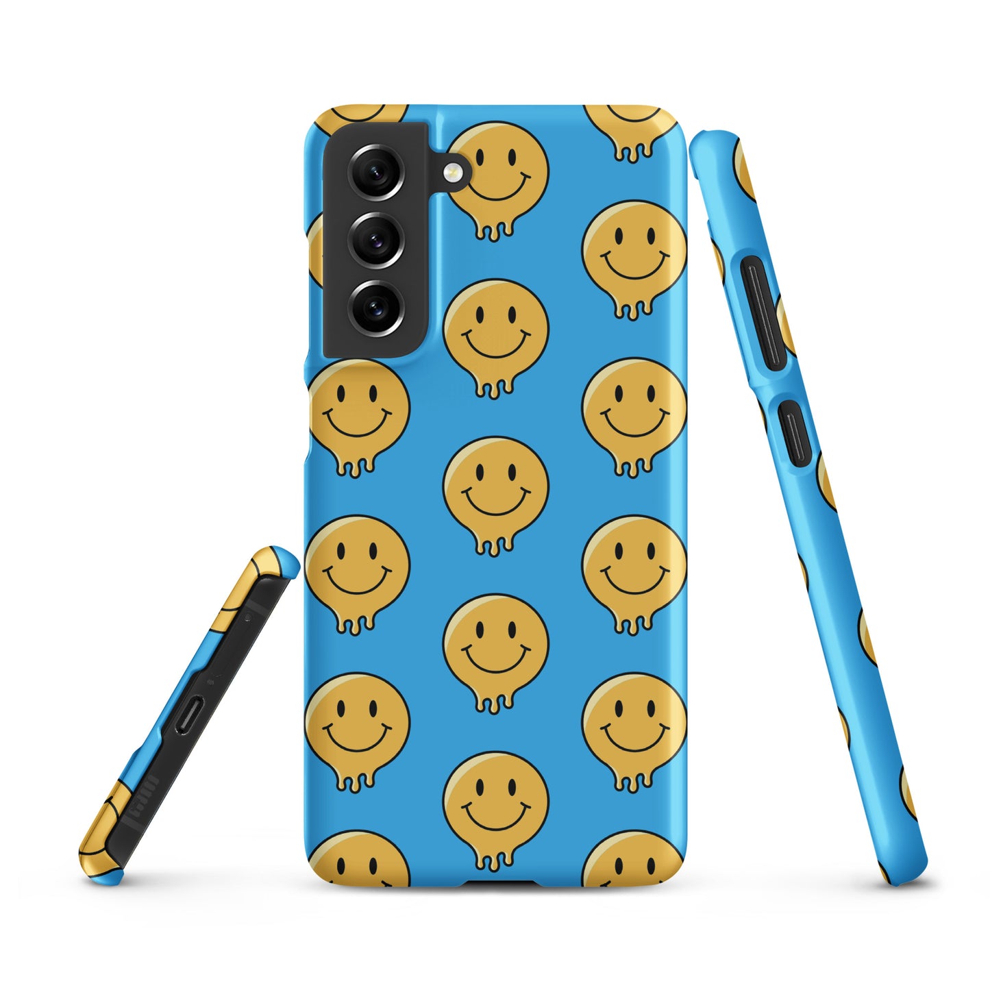 Blue Smiley Face Snap case for Samsung®