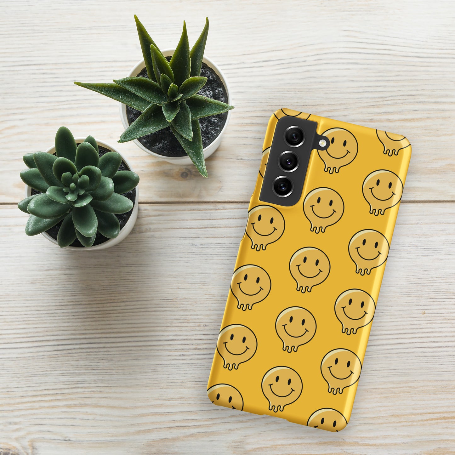 Yellow Smiley Face Snap case for Samsung®