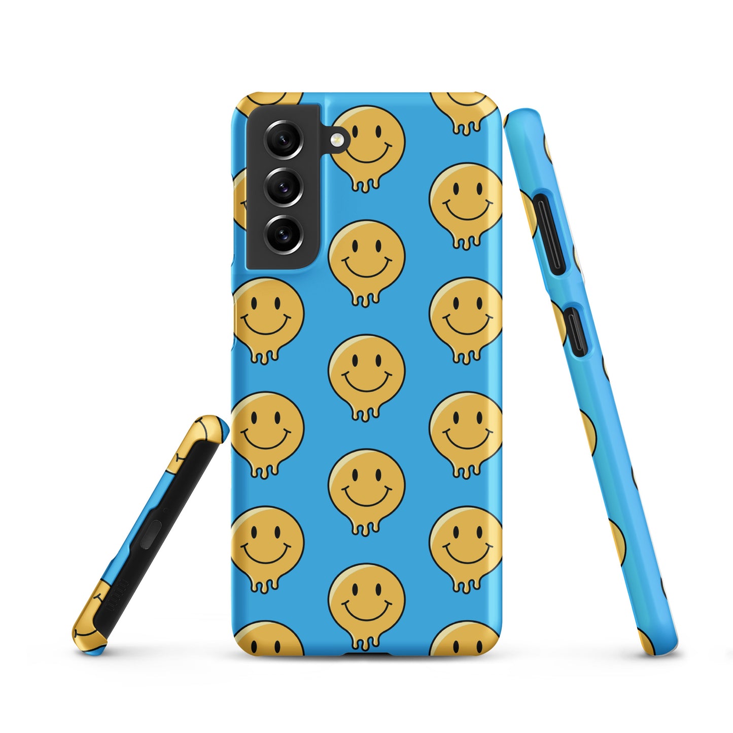 Blue Smiley Face Snap case for Samsung®