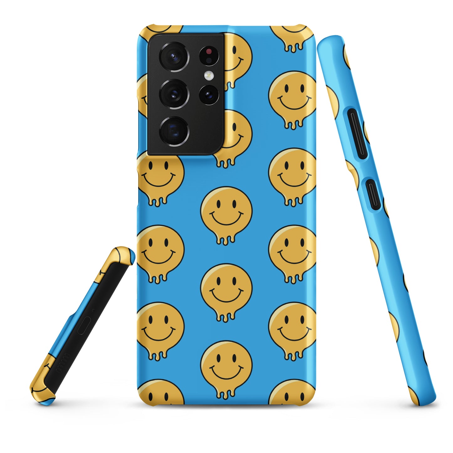 Blue Smiley Face Snap case for Samsung®