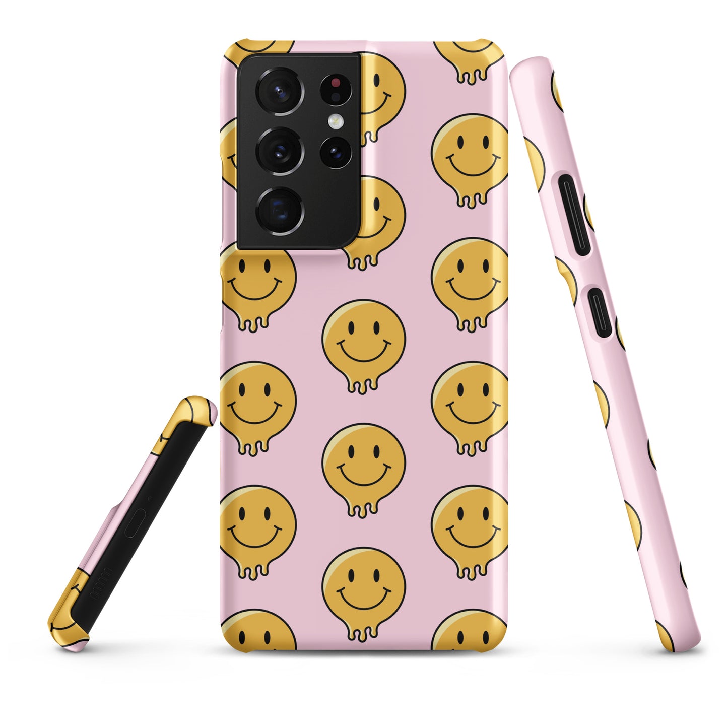 Baby Pnk Smiley Face Snap case for Samsung®