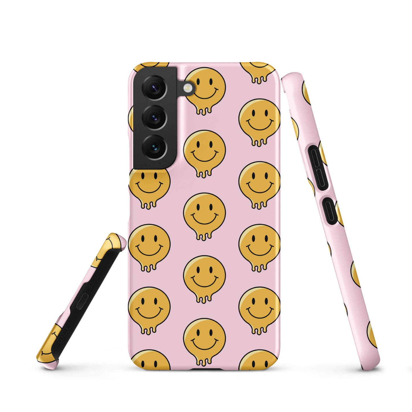 Baby Pnk Smiley Face Snap case for Samsung®