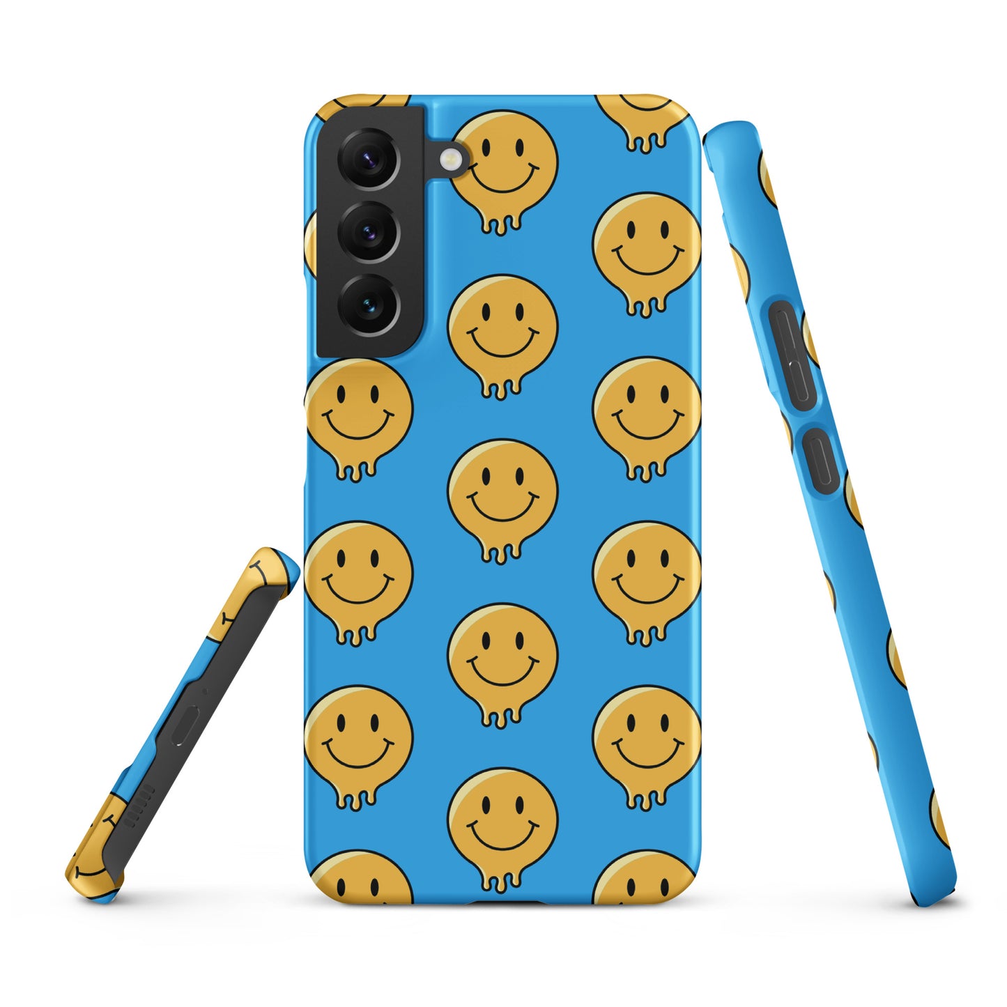 Blue Smiley Face Snap case for Samsung®