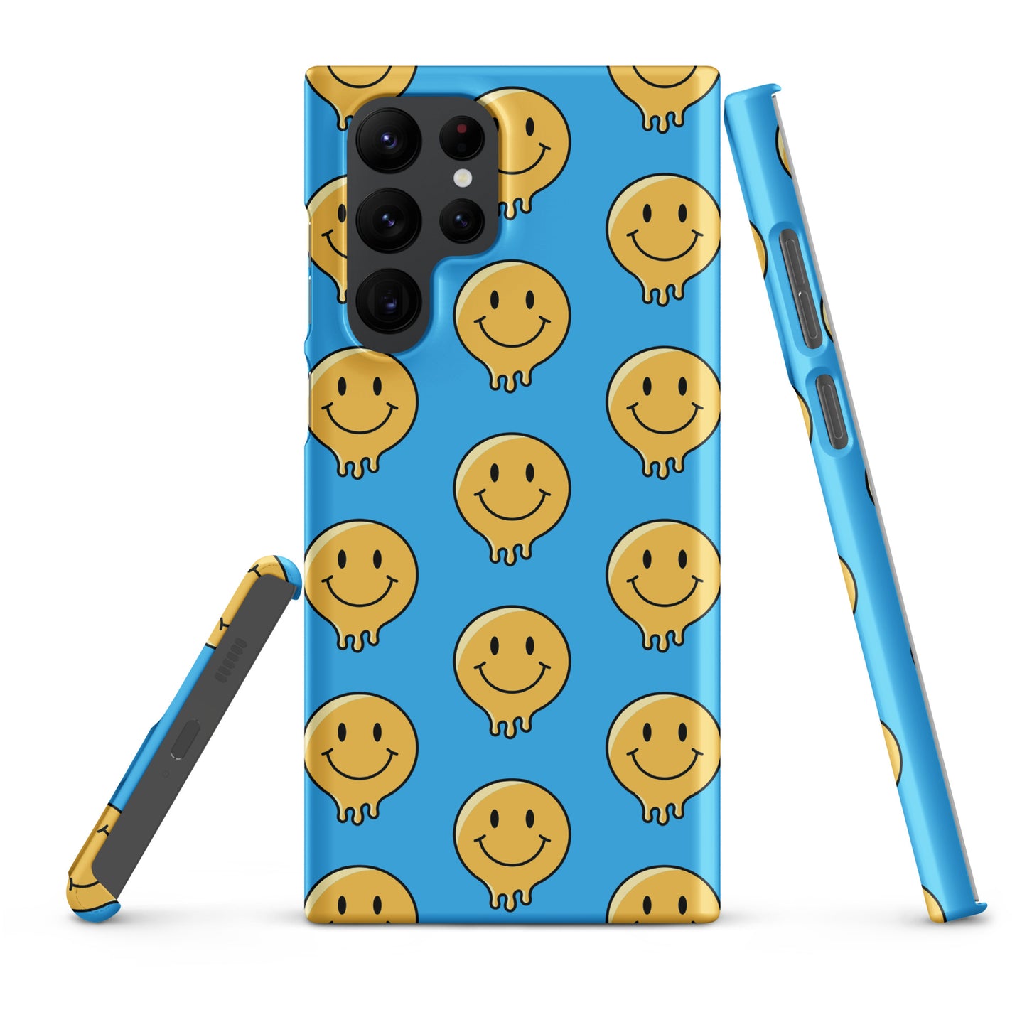 Blue Smiley Face Snap case for Samsung®