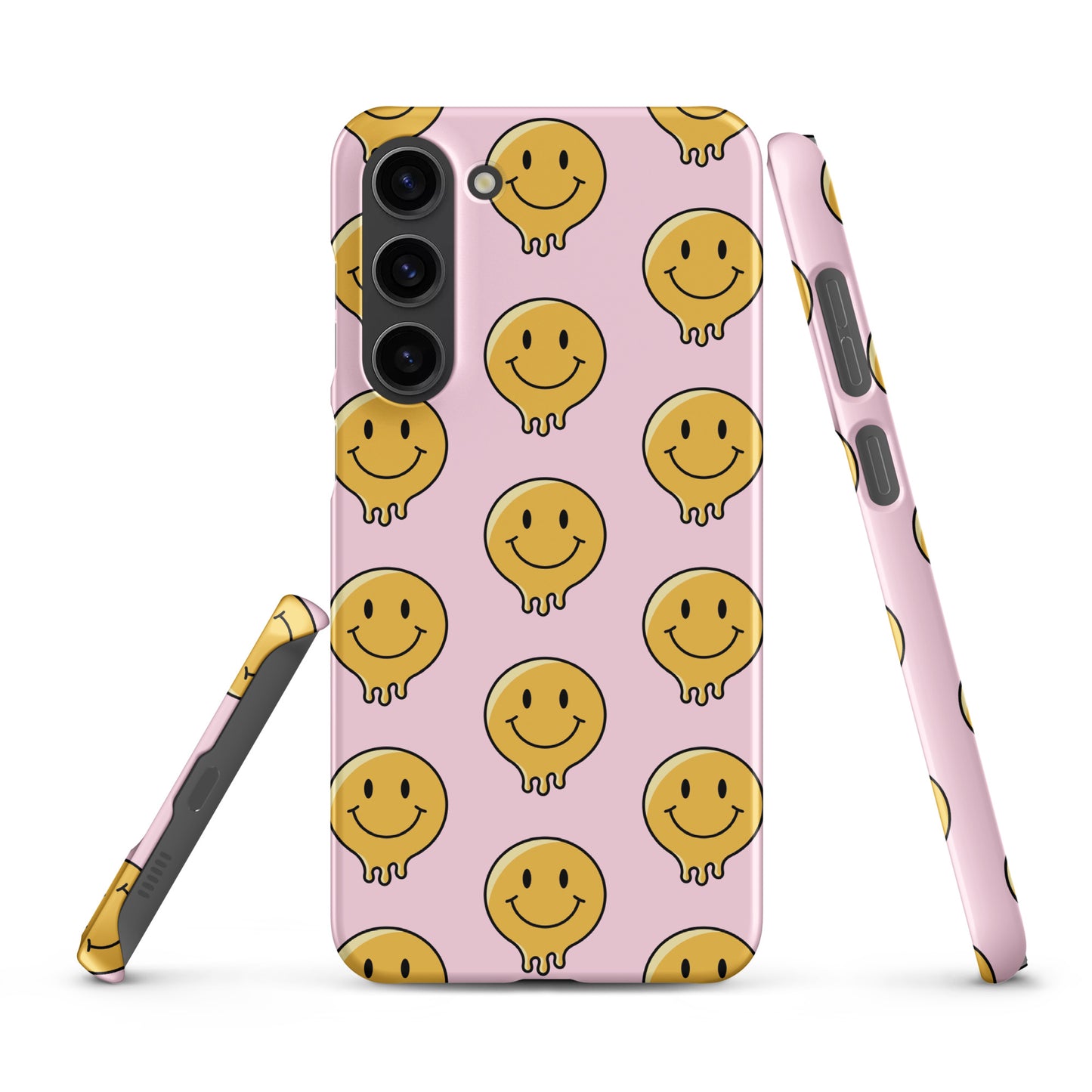 Baby Pnk Smiley Face Snap case for Samsung®