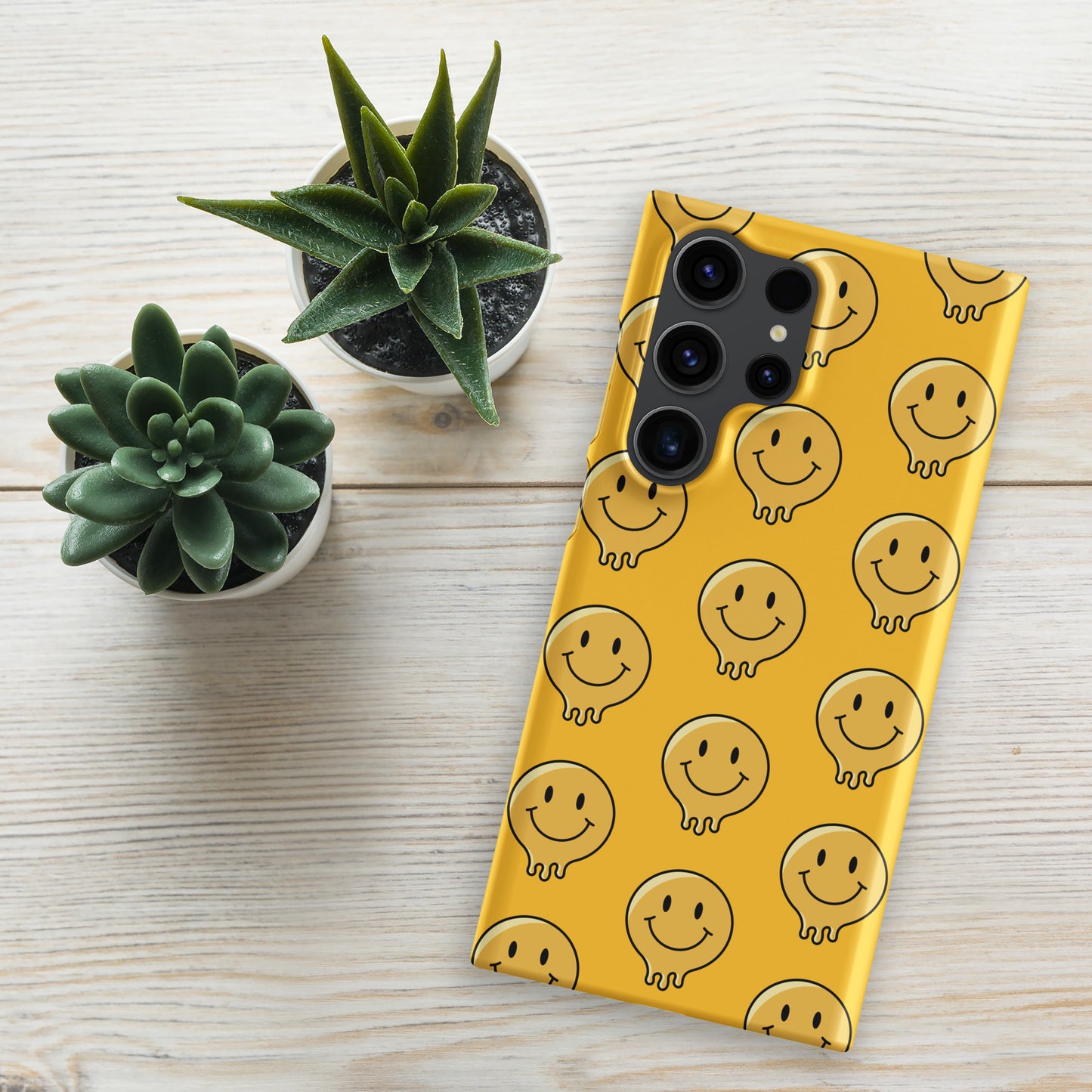 Yellow Smiley Face Snap case for Samsung®