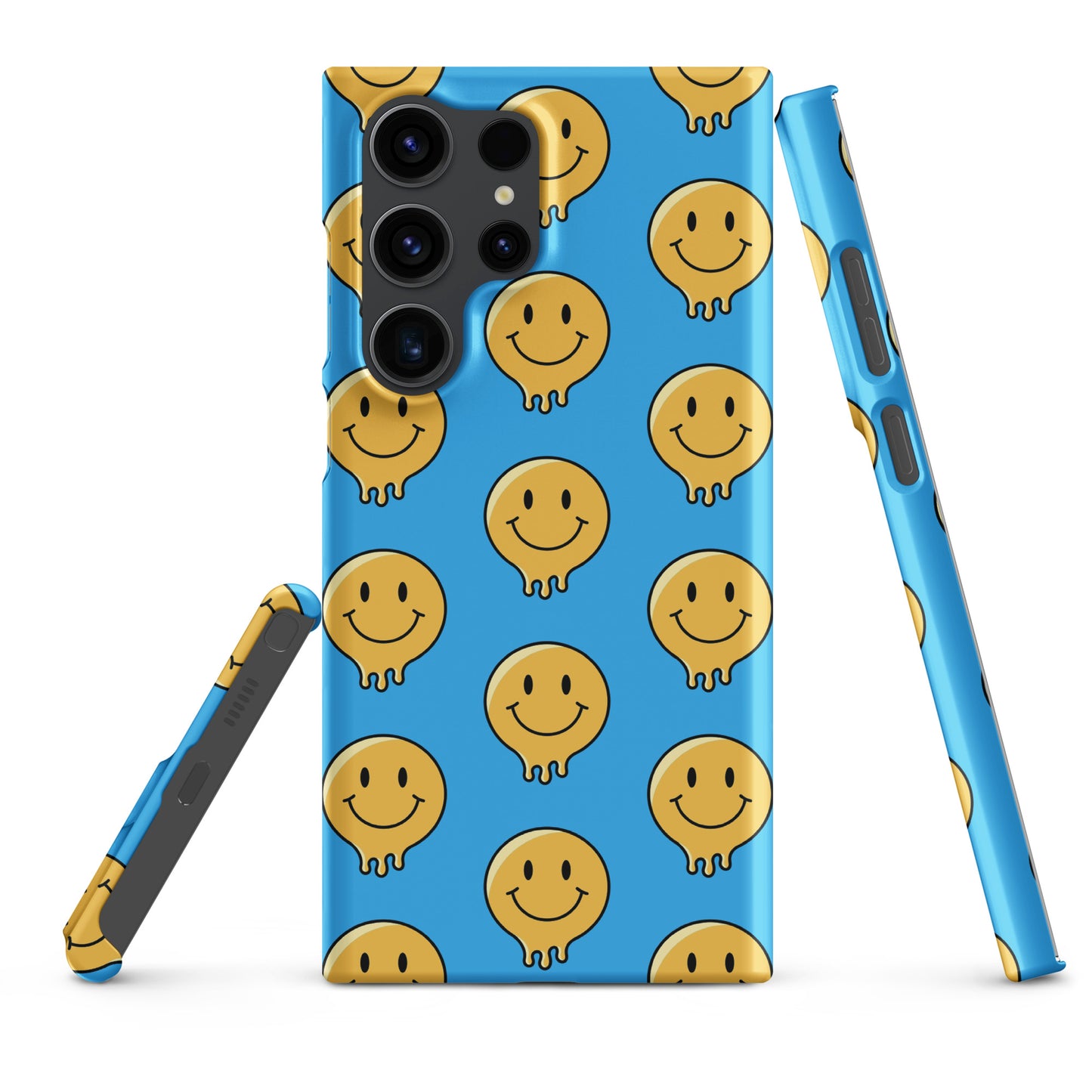 Blue Smiley Face Snap case for Samsung®