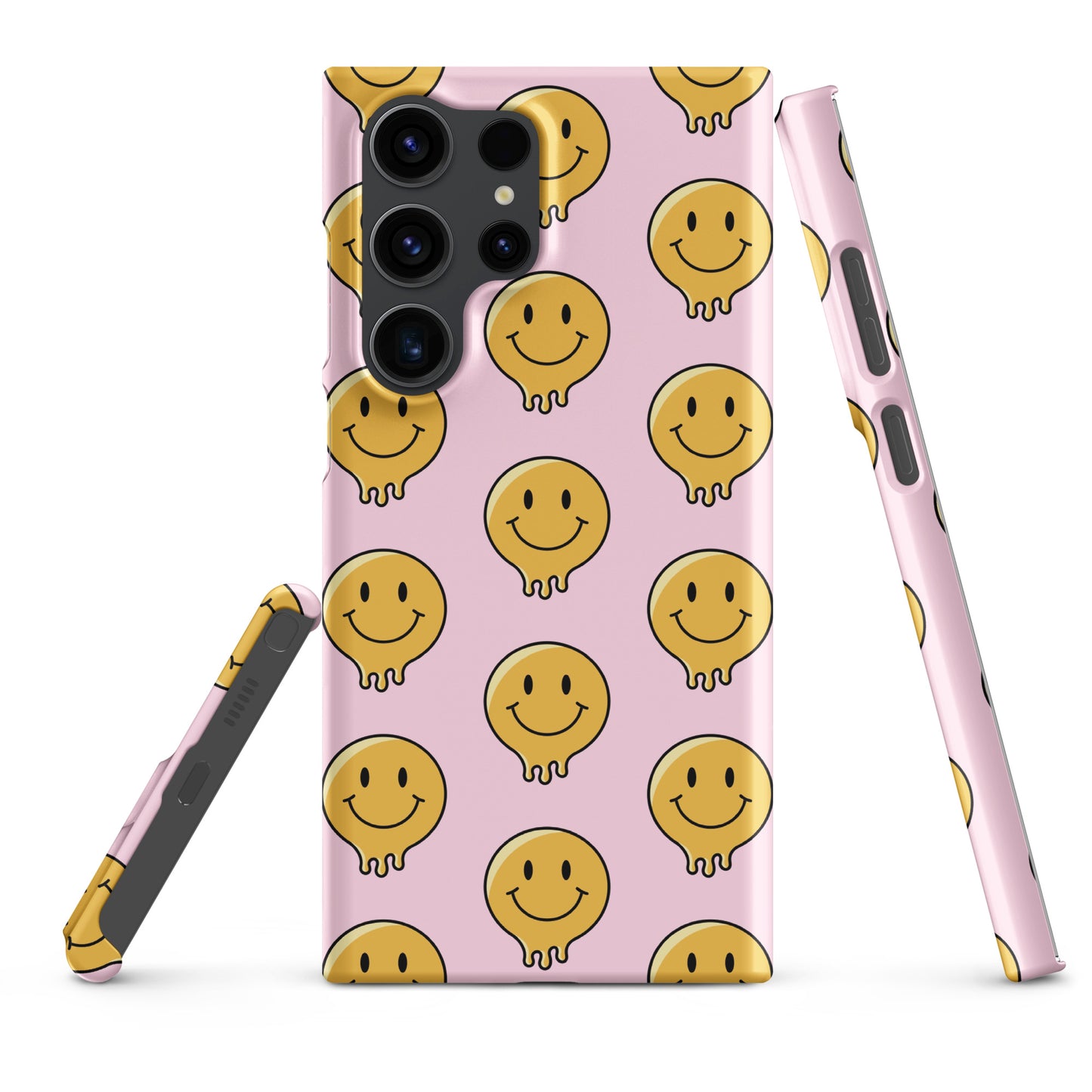 Baby Pnk Smiley Face Snap case for Samsung®