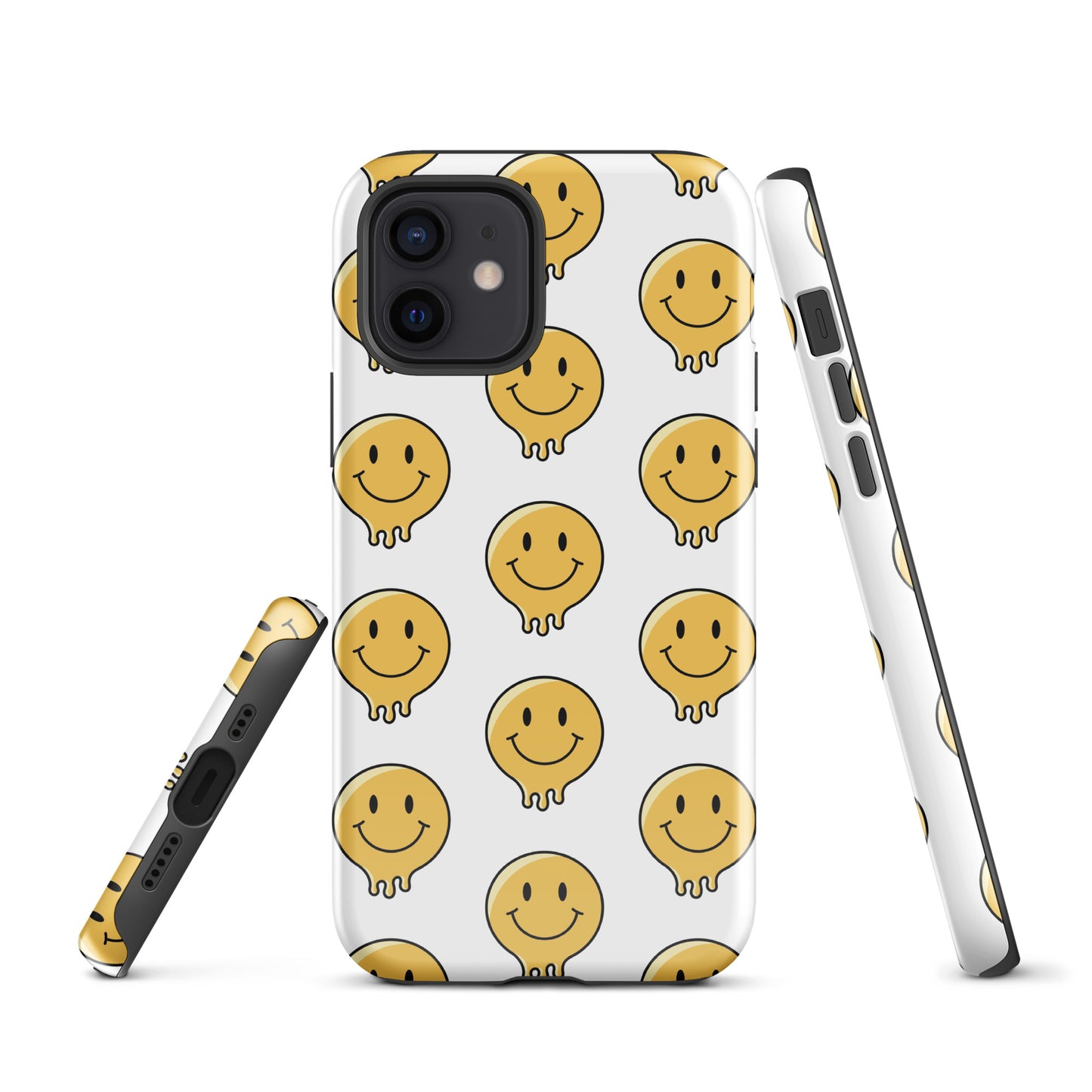 White Smiley Face Tough Case for iPhone®