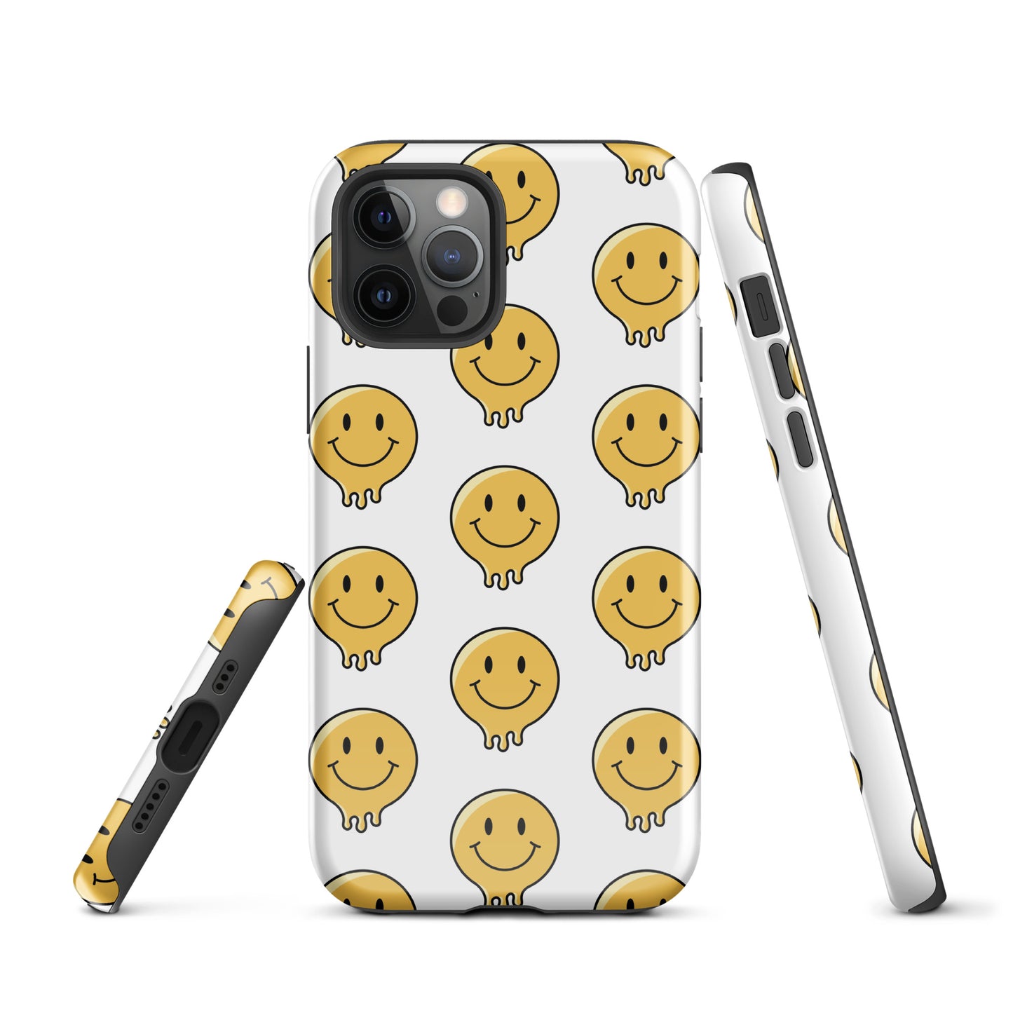 White Smiley Face Tough Case for iPhone®