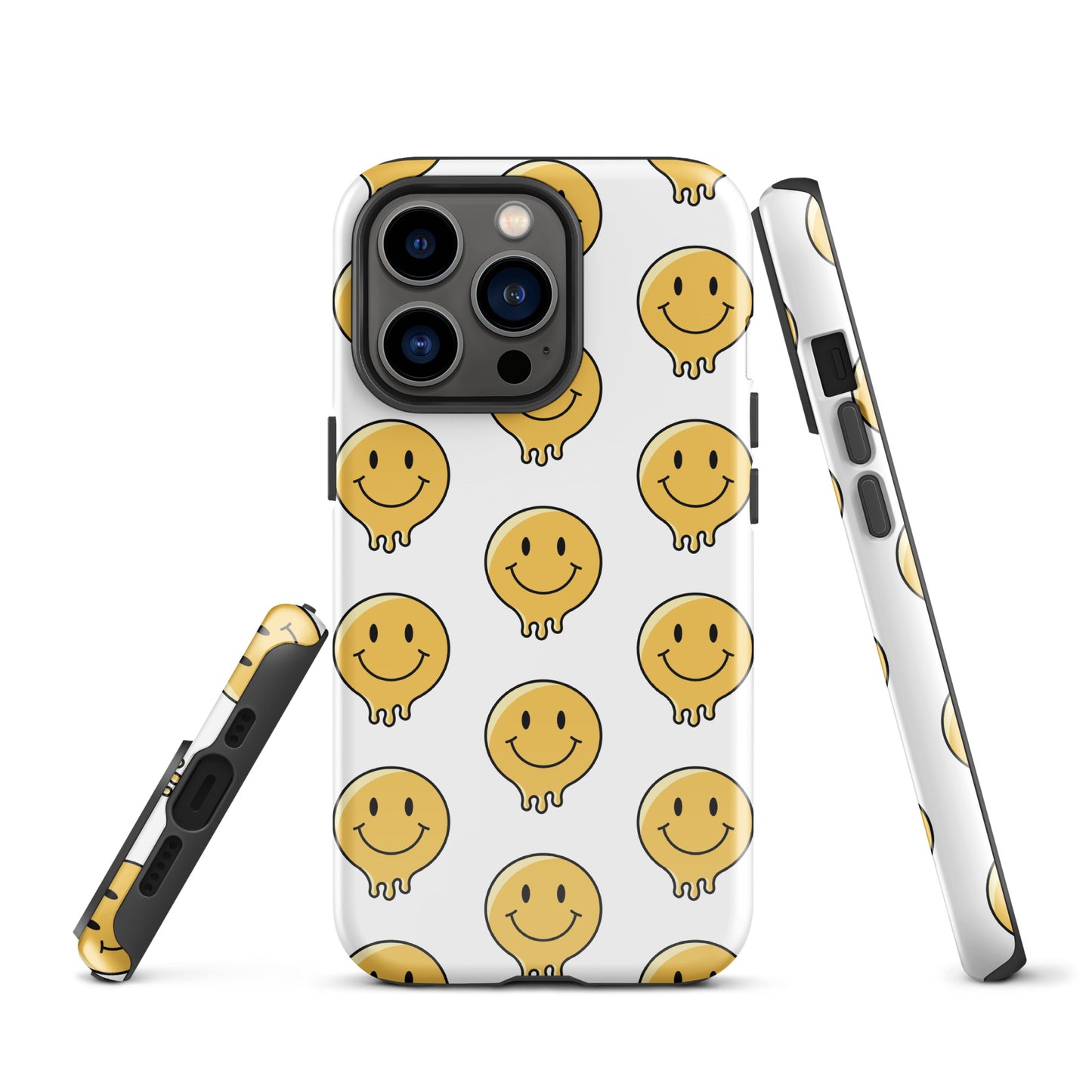 White Smiley Face Tough Case for iPhone®