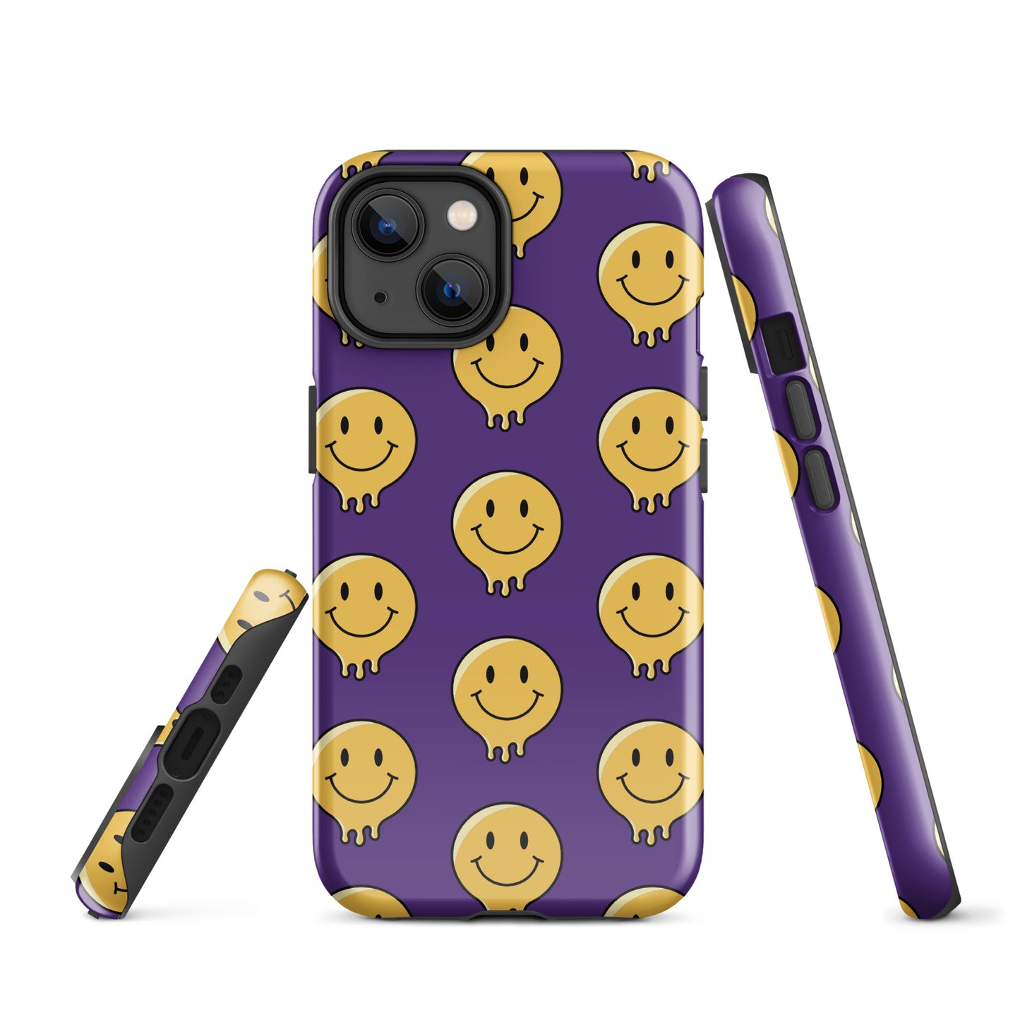 Purple Smiley Face Tough Case for iPhone®