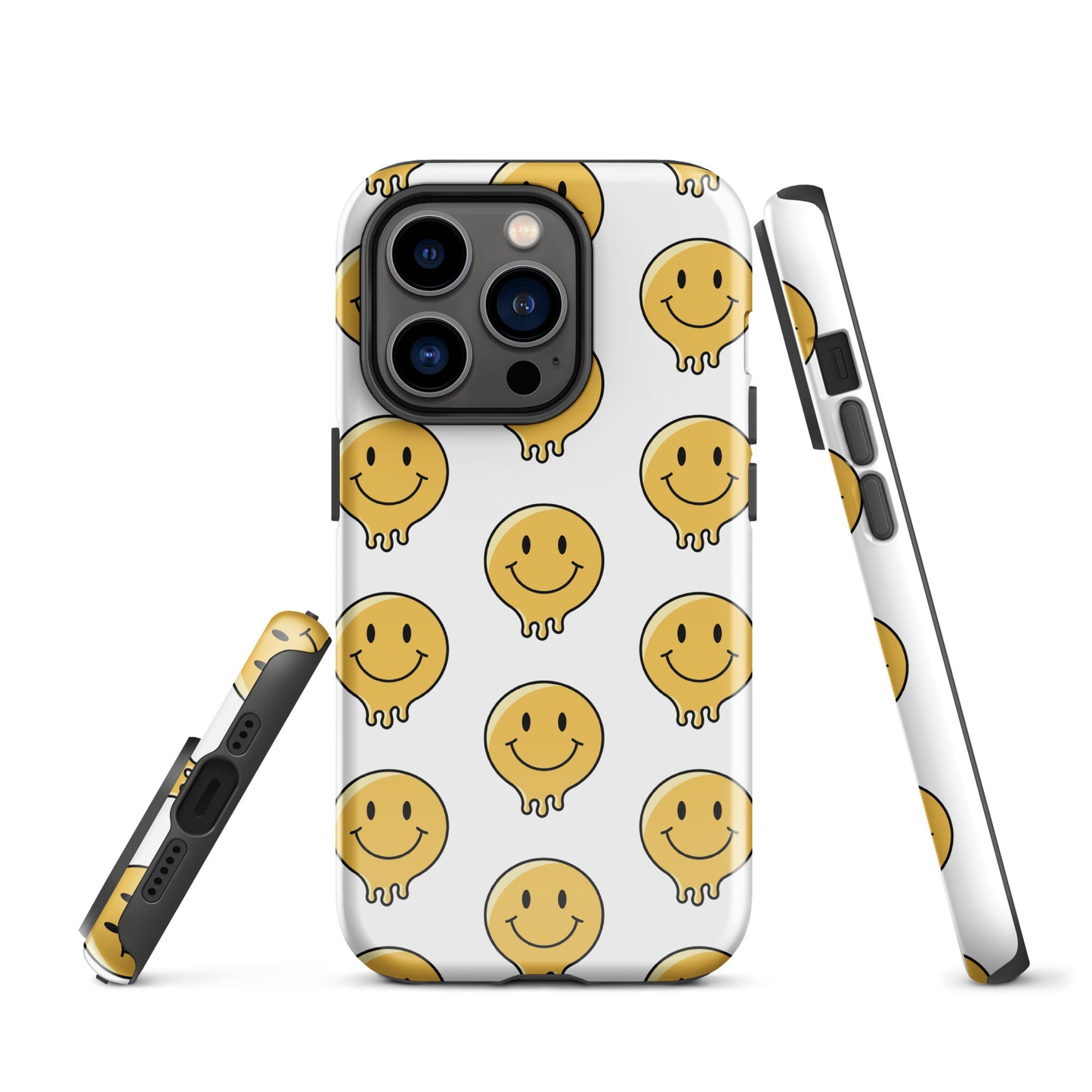 White Smiley Face Tough Case for iPhone®