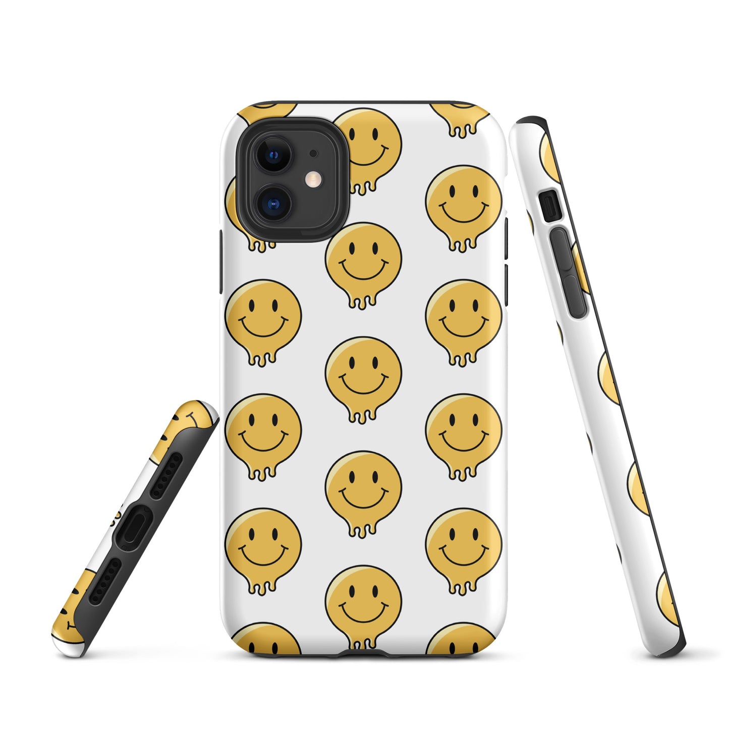 White Smiley Face Tough Case for iPhone®