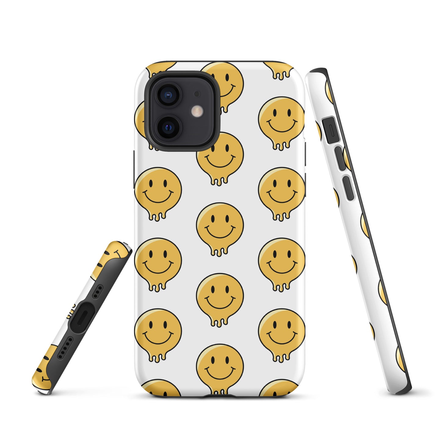 White Smiley Face Tough Case for iPhone®