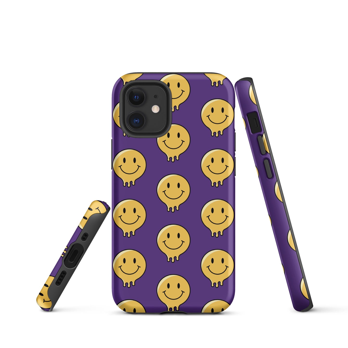 Purple Smiley Face Tough Case for iPhone®