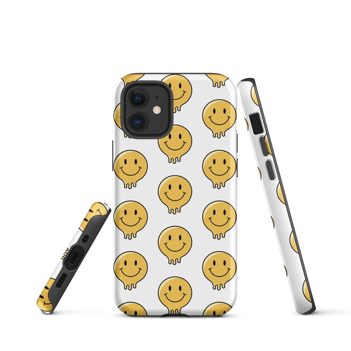 White Smiley Face Tough Case for iPhone®