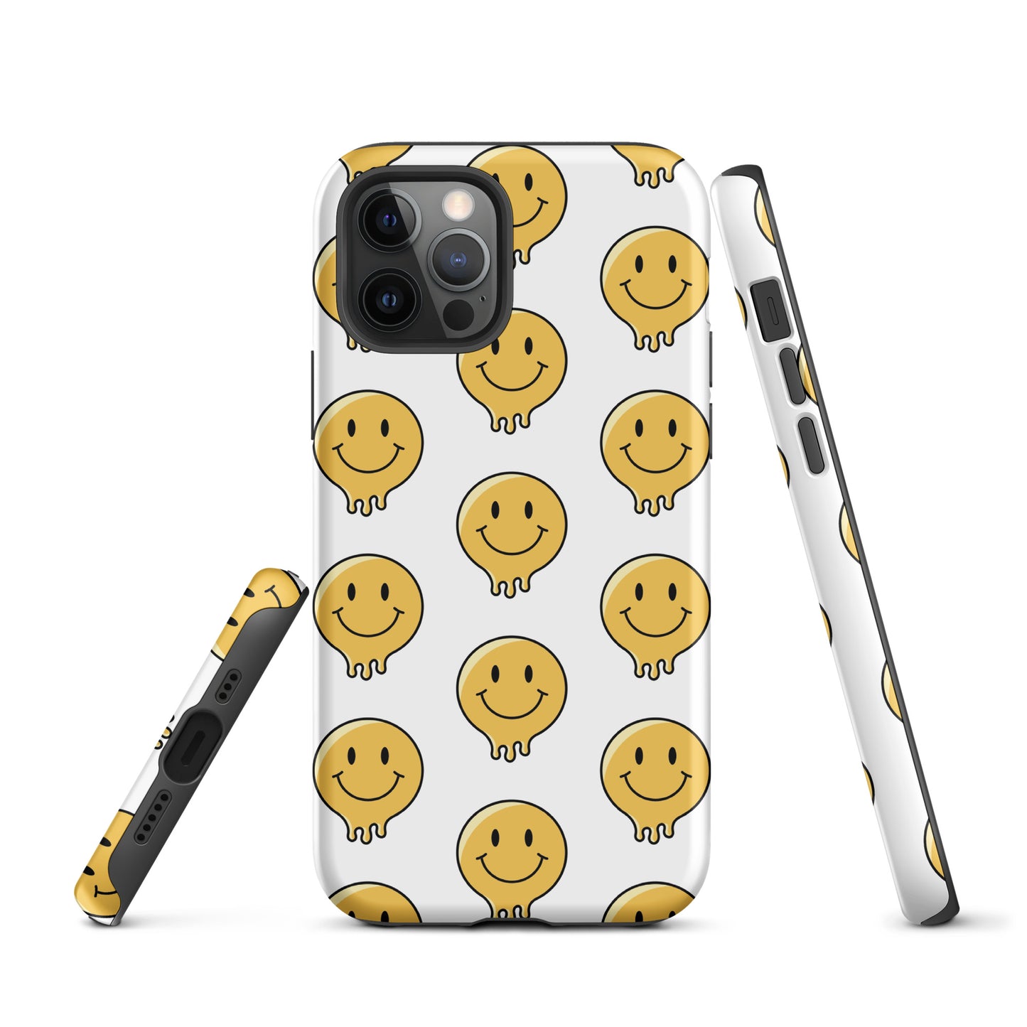 White Smiley Face Tough Case for iPhone®