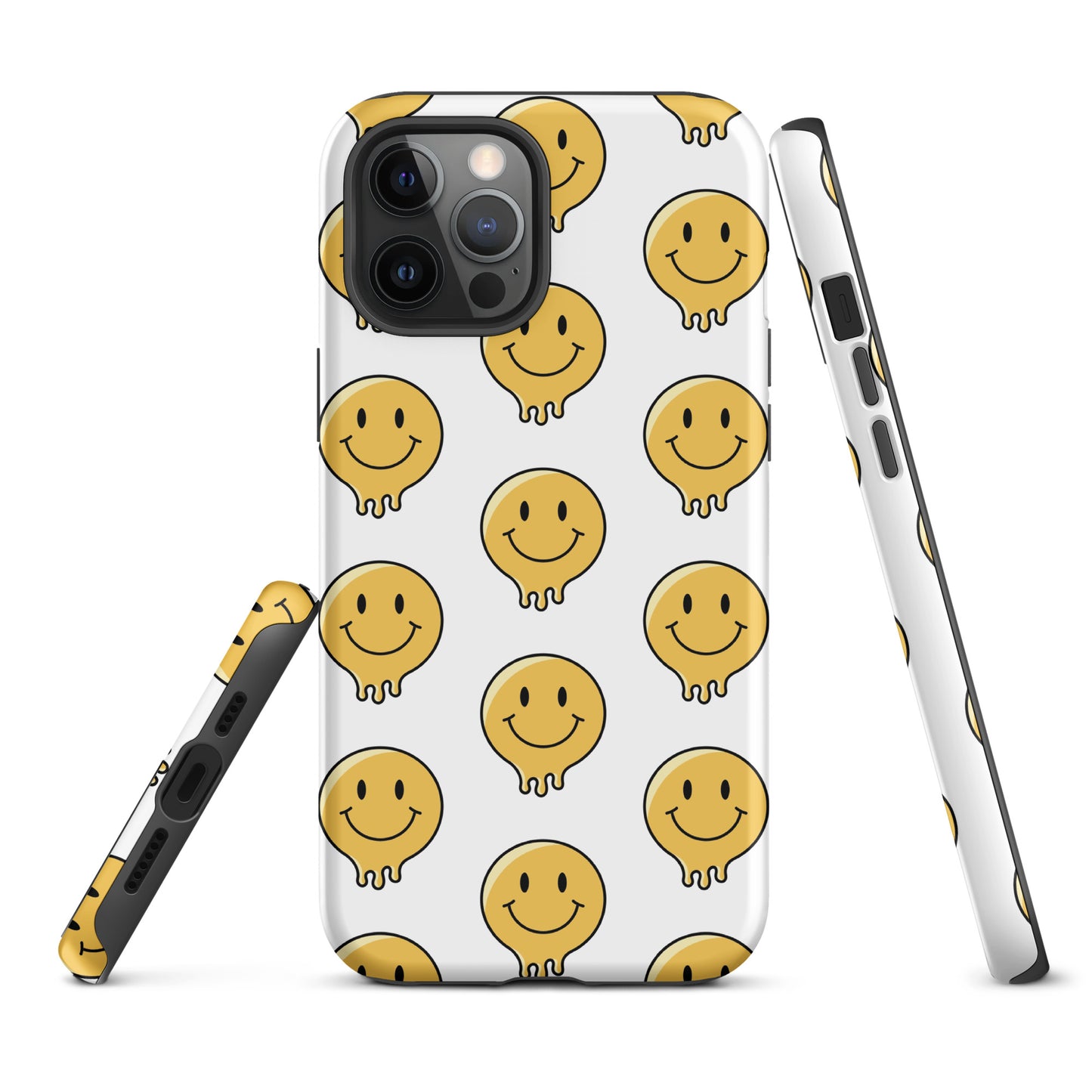 White Smiley Face Tough Case for iPhone®