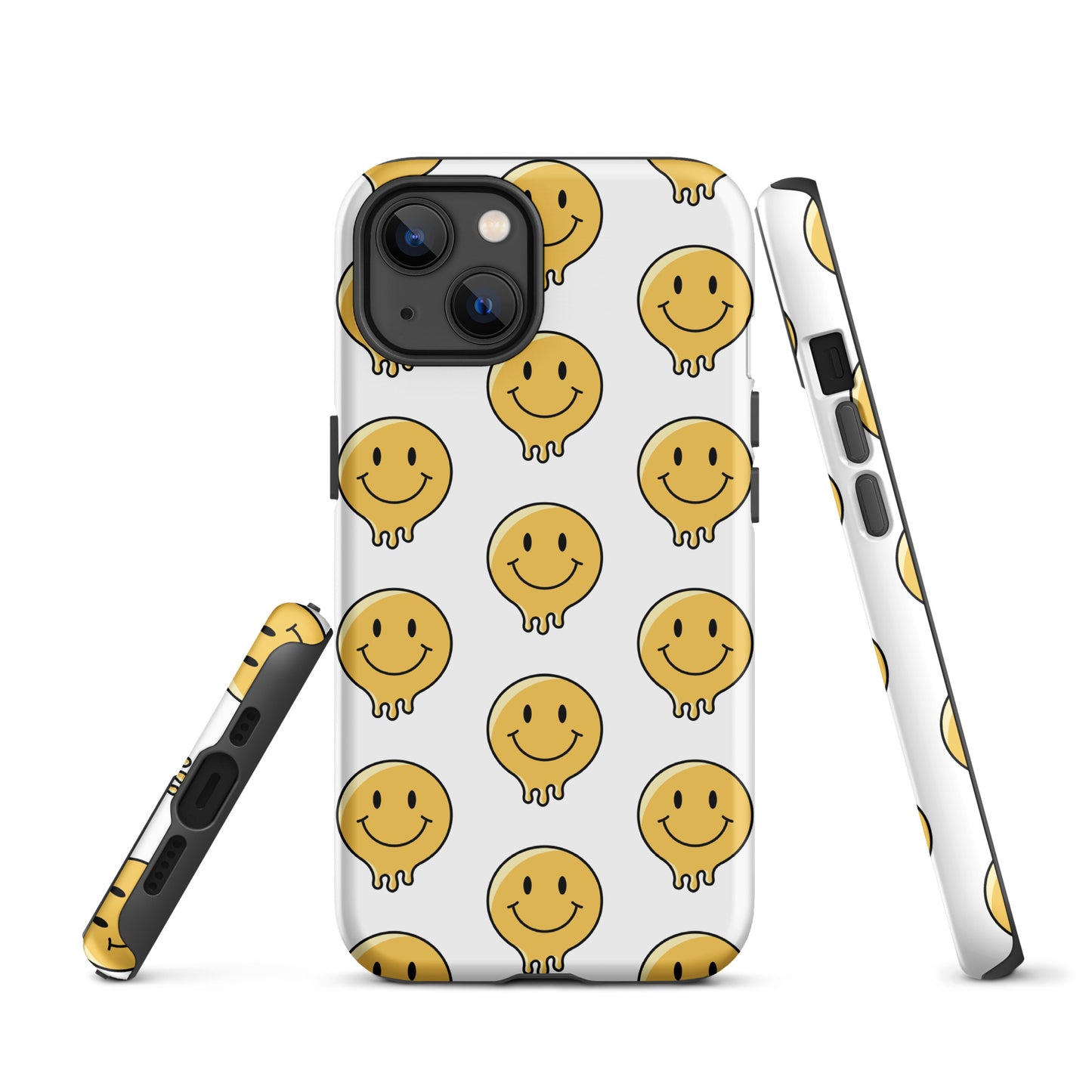 White Smiley Face Tough Case for iPhone®