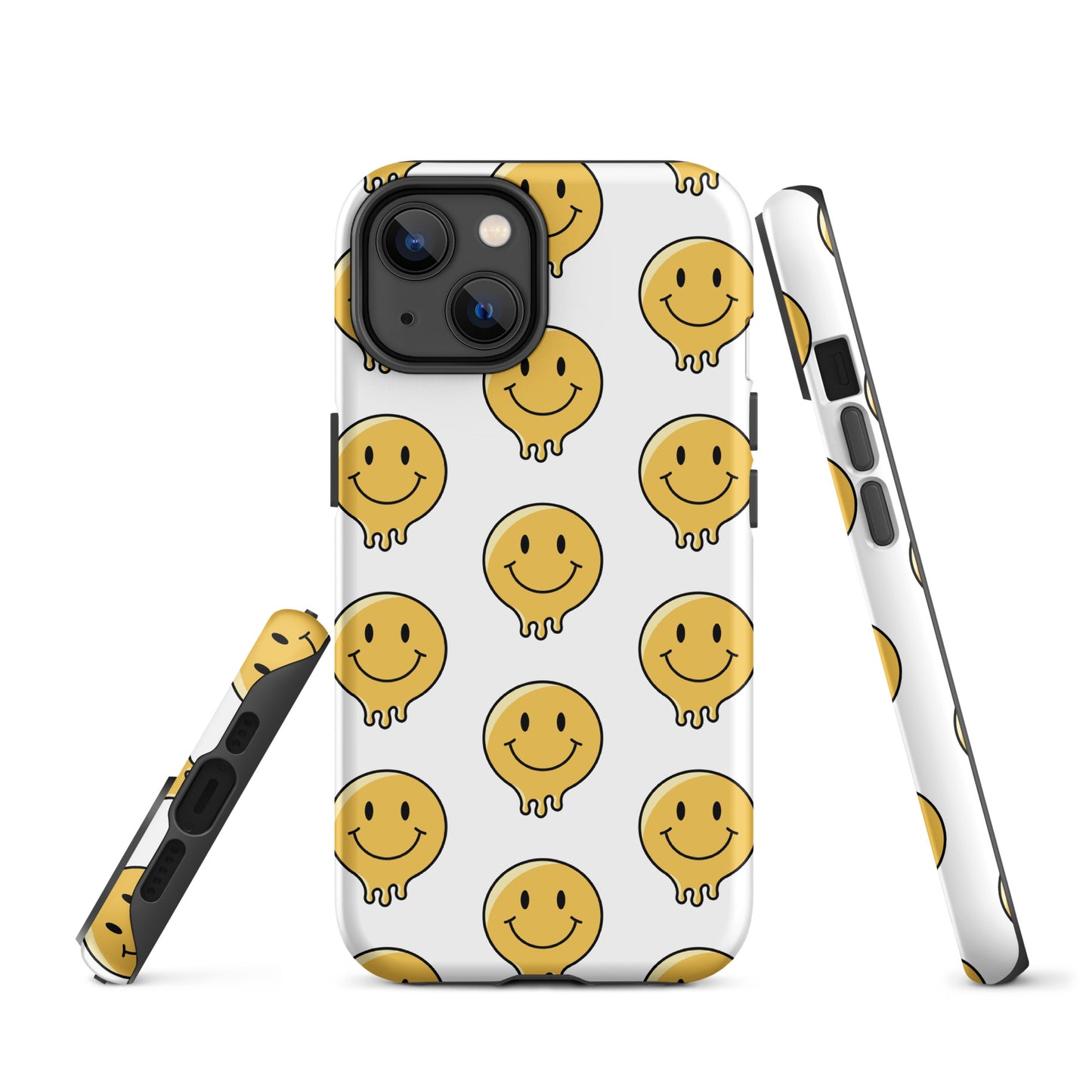 White Smiley Face Tough Case for iPhone®