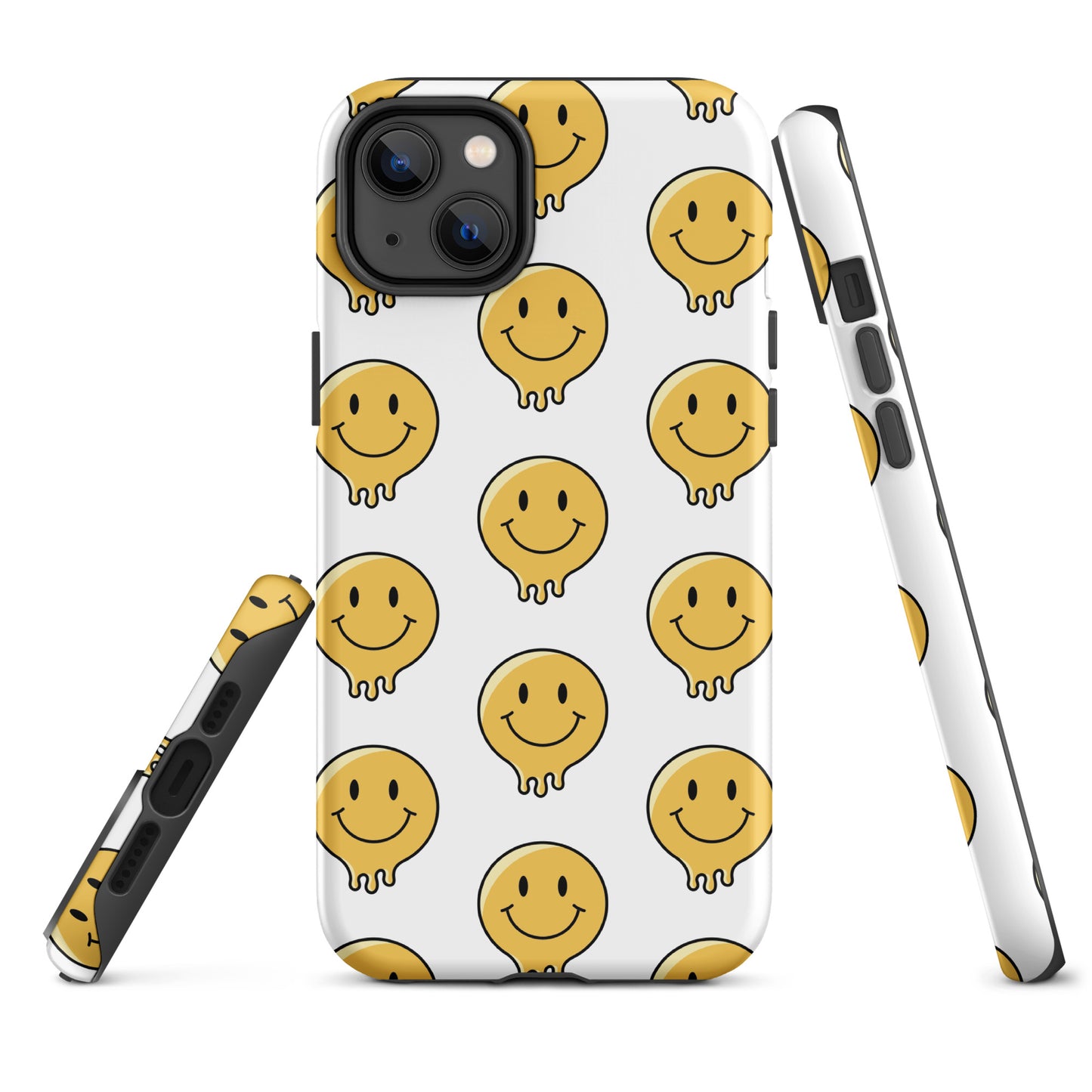 White Smiley Face Tough Case for iPhone®