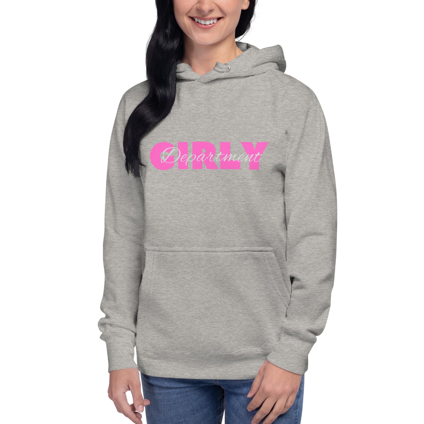 Girly department Unisex Hoodie (pink)