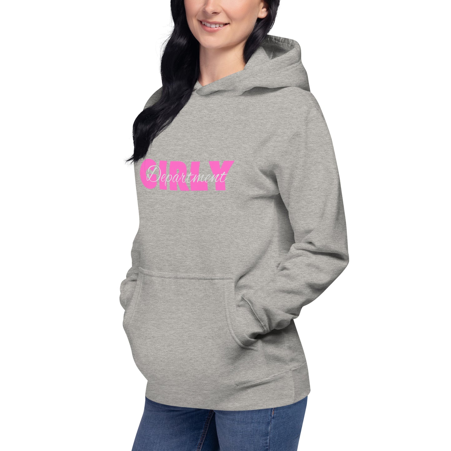 Girly department Unisex Hoodie (pink)