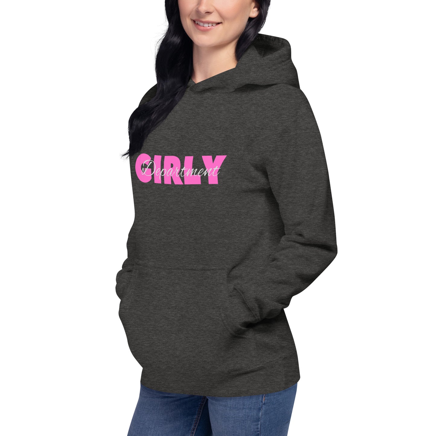 Girly department Unisex Hoodie (pink)