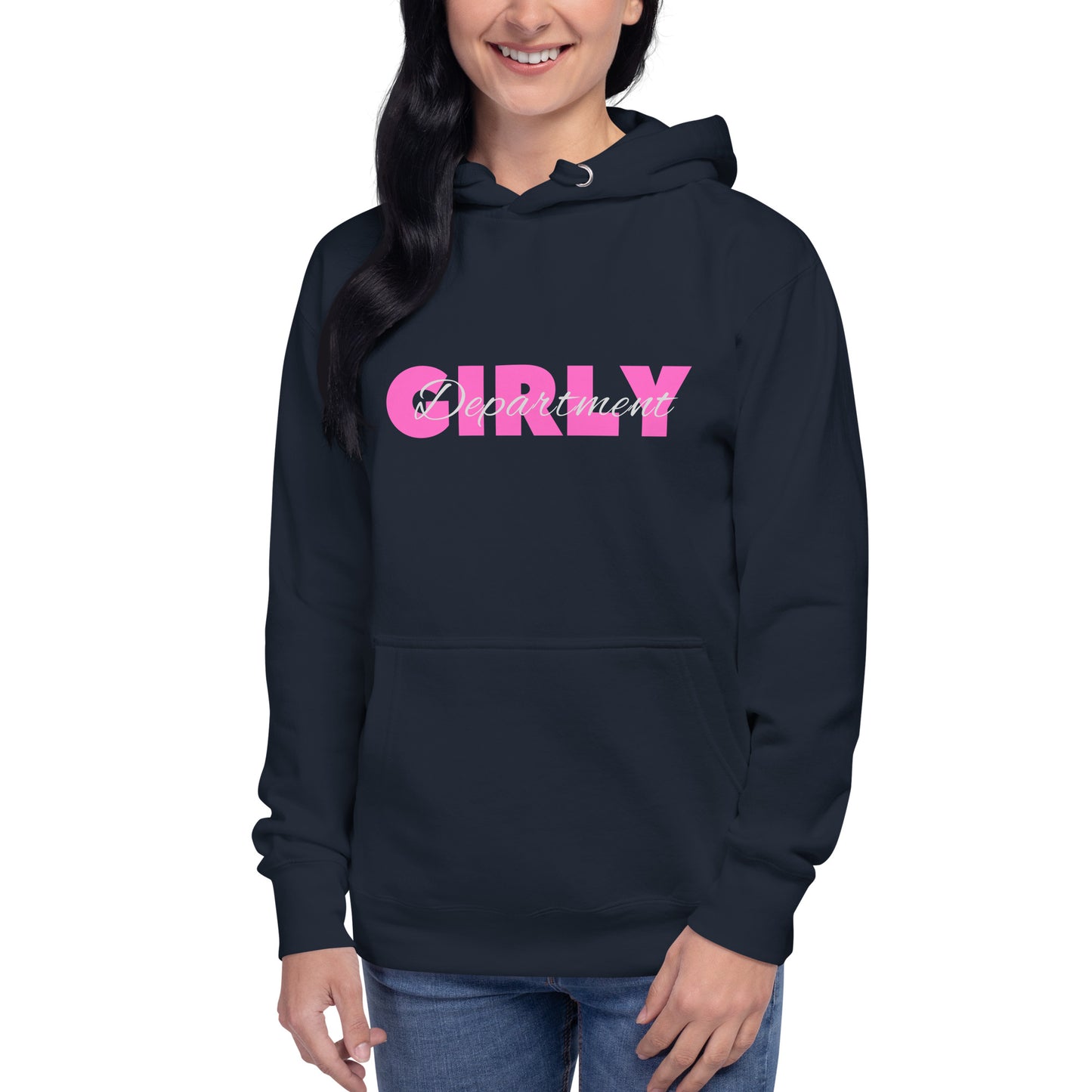 Girly department Unisex Hoodie (pink)