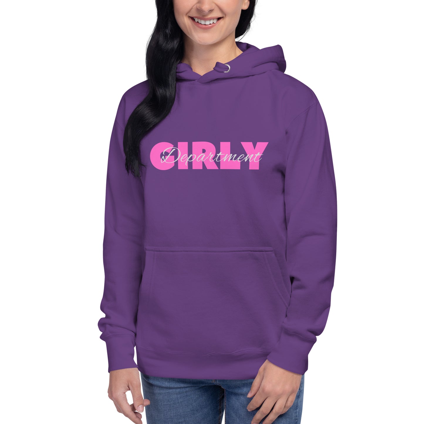 Girly department Unisex Hoodie (pink)